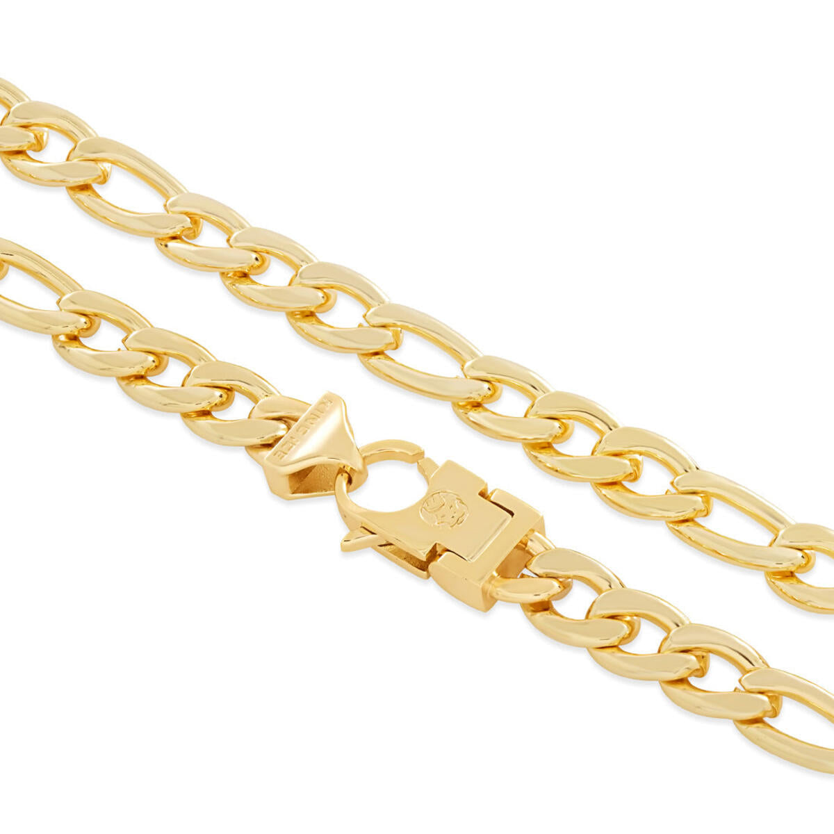 King Ice 10mm Italian Figaro Chain