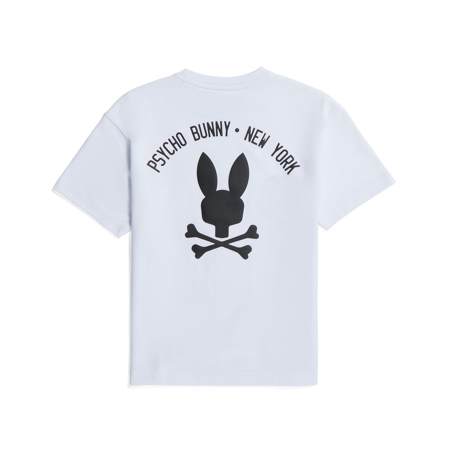 Psycho Bunny Kids Lambert Relaxed Fit Graphic Tee - White