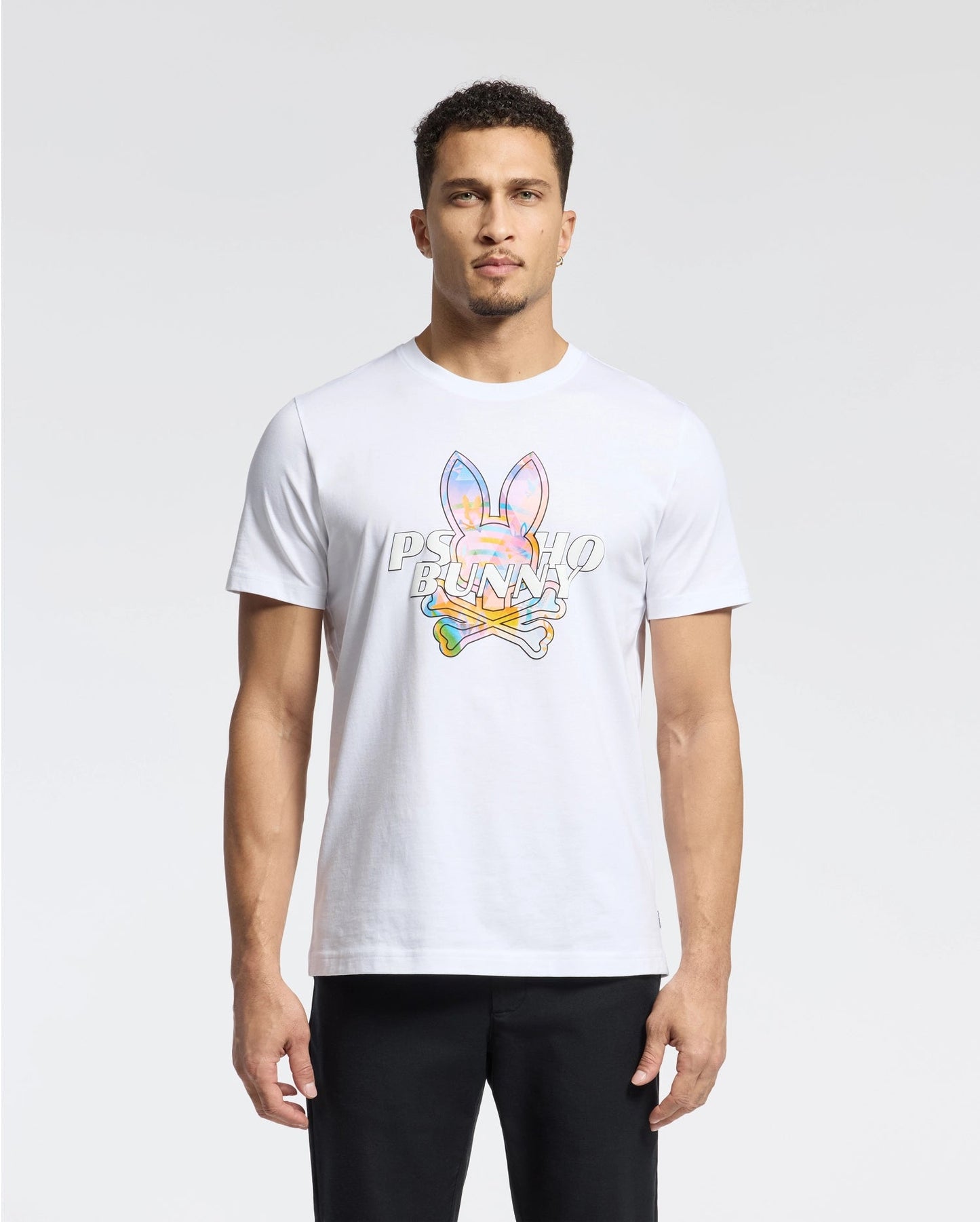 Psycho Bunny Milos Graphic Tee - White