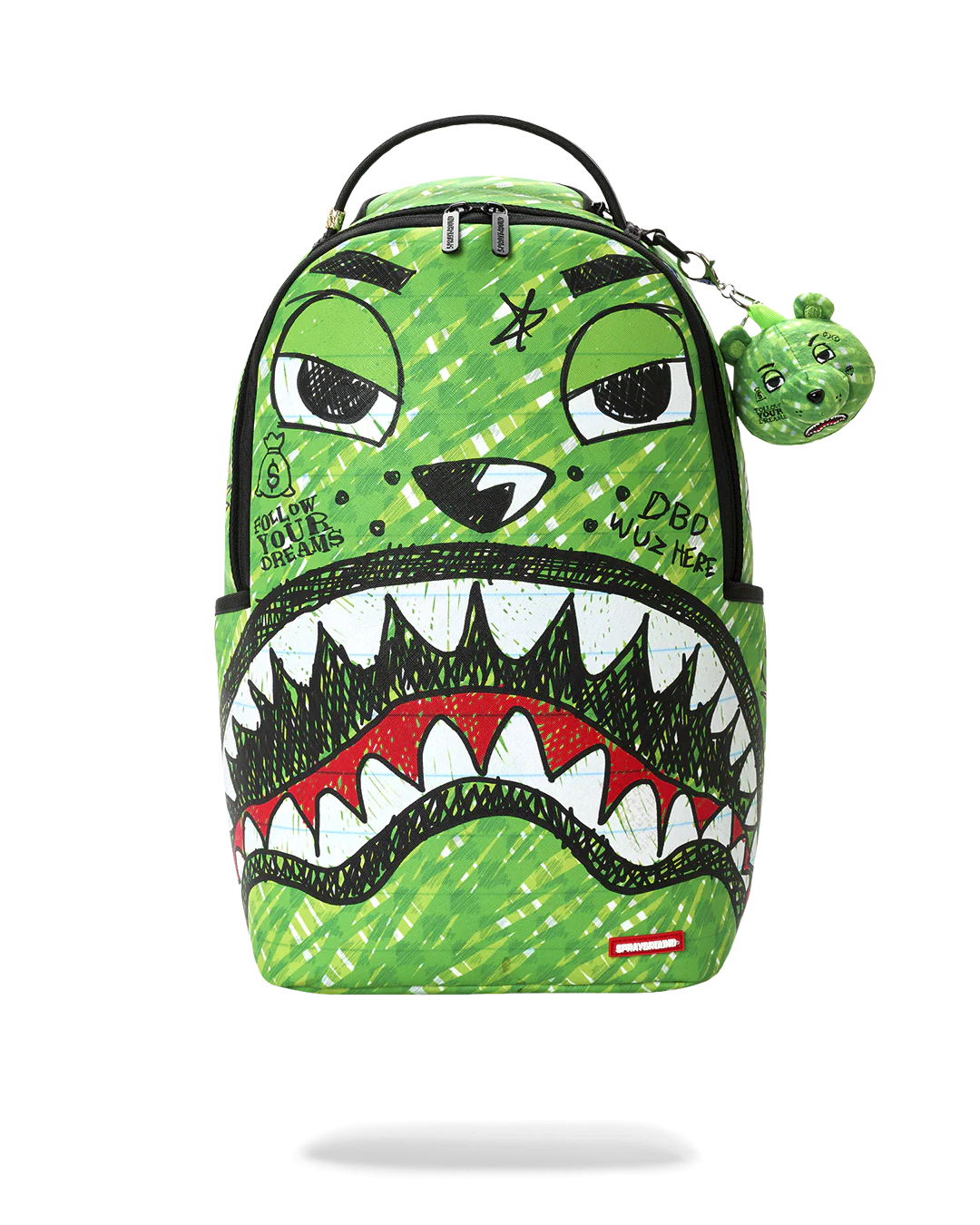 Sprayground Money Bear Chomp & Keychain Backpack