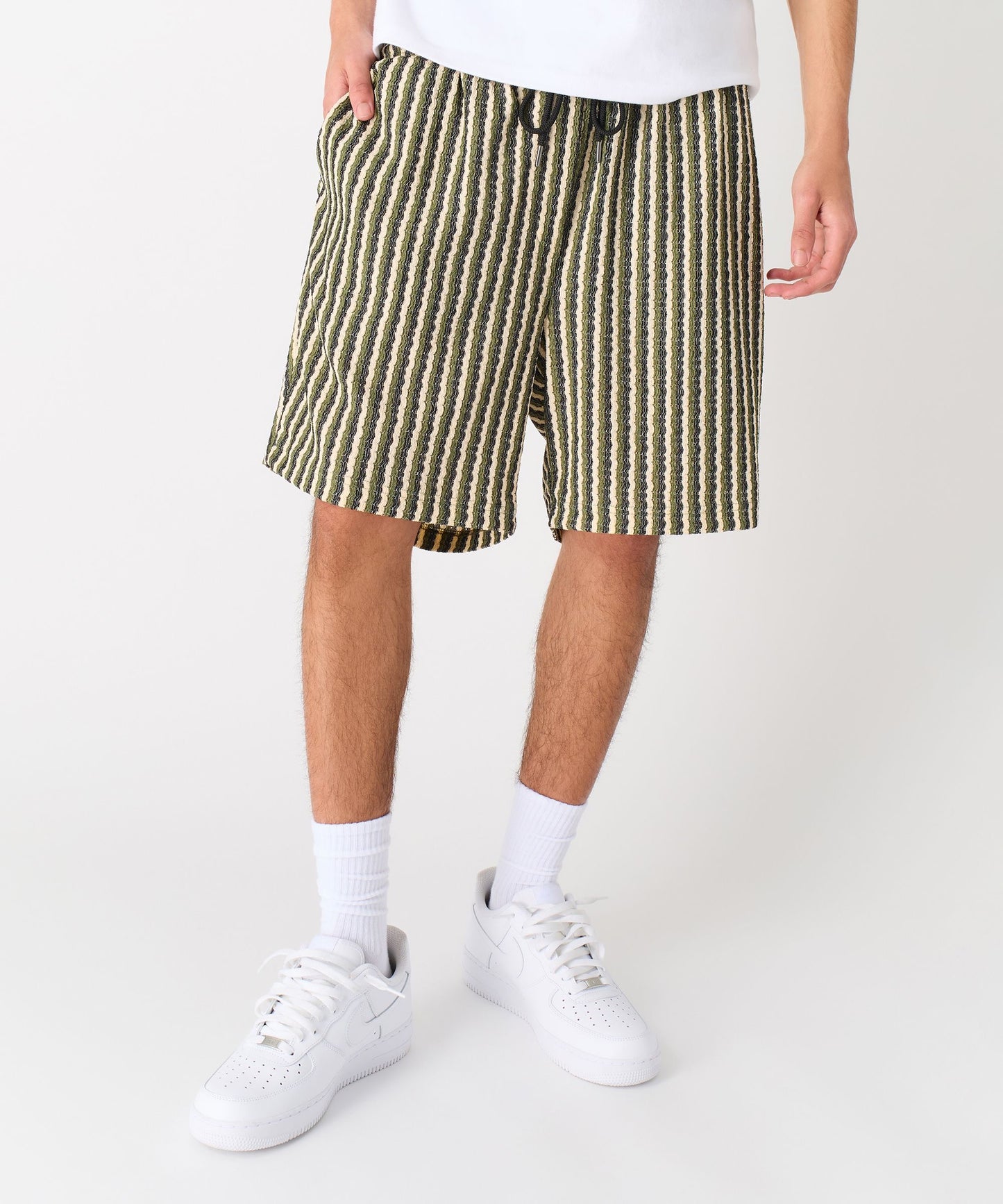 Reason Jacquard Shorts - Natural