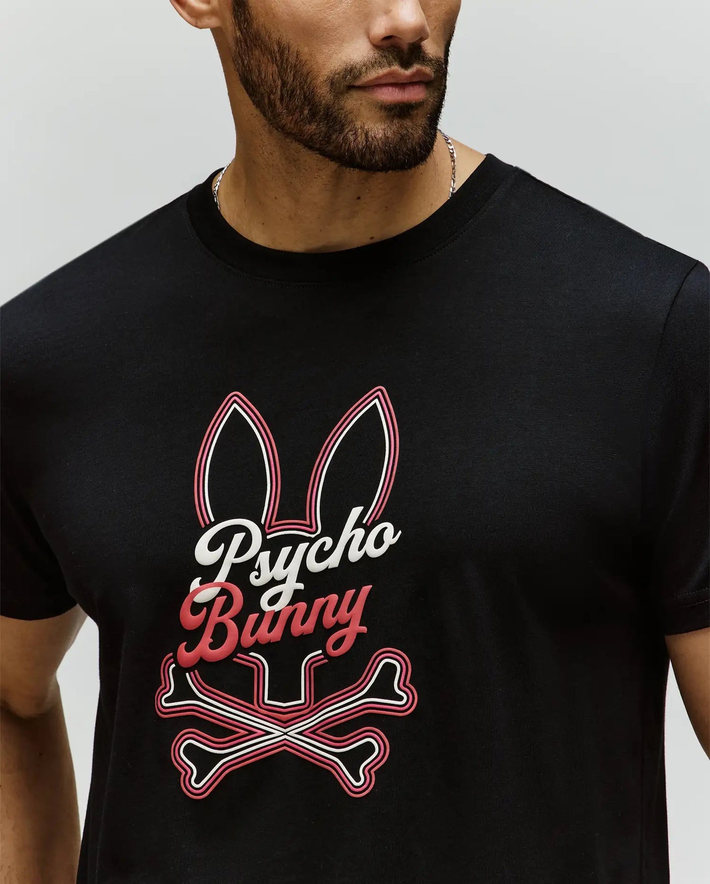 Psycho Bunny Garret Graphic Tee - Black