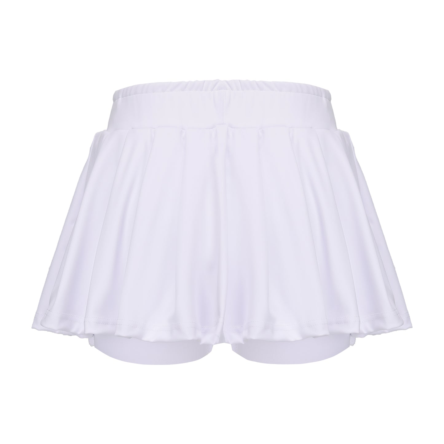 The Bahacabana Cropped Female Polo & Tennis Skirt Set - White