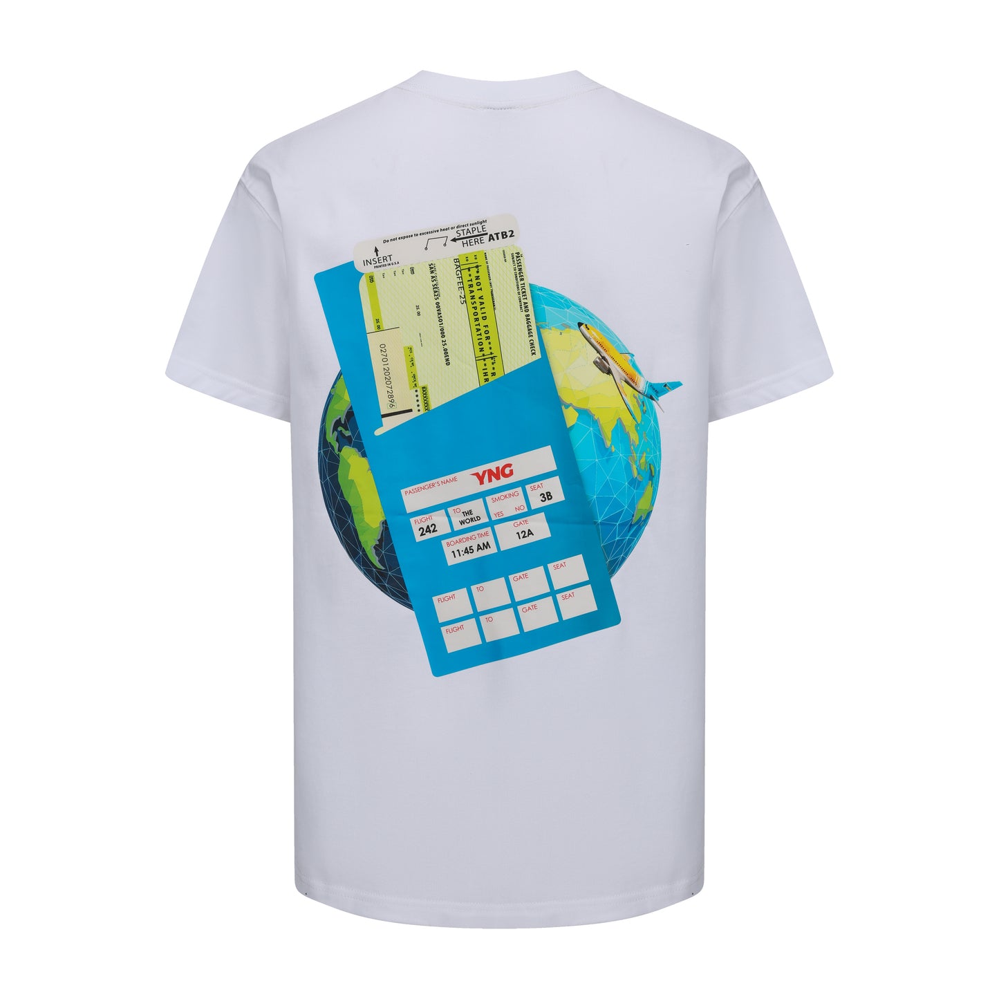 The Cleared & Stamped Tee - White