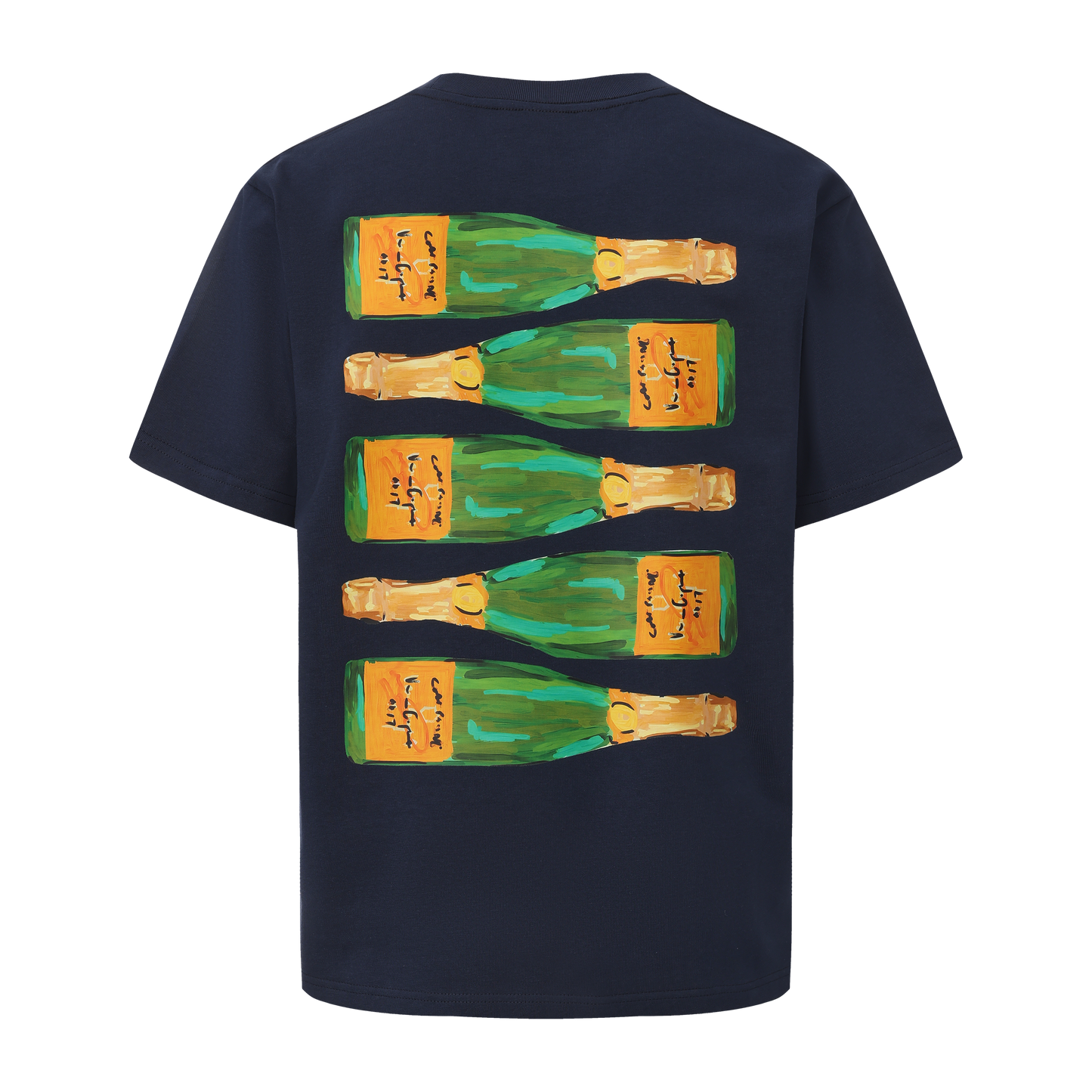 The Champagne Campaign Tee - Rich Navy