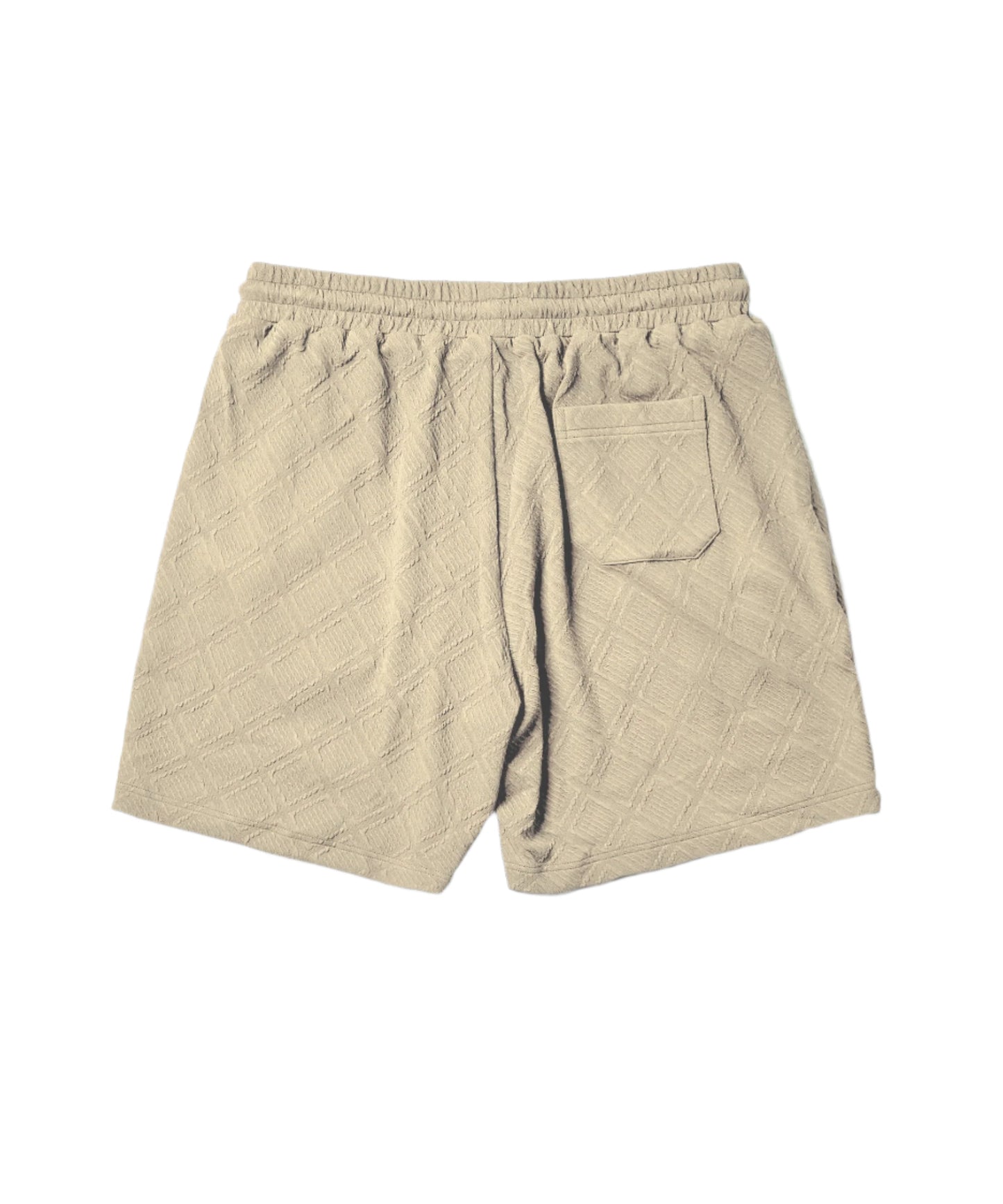 Reason Textured Knit Shorts - Cream