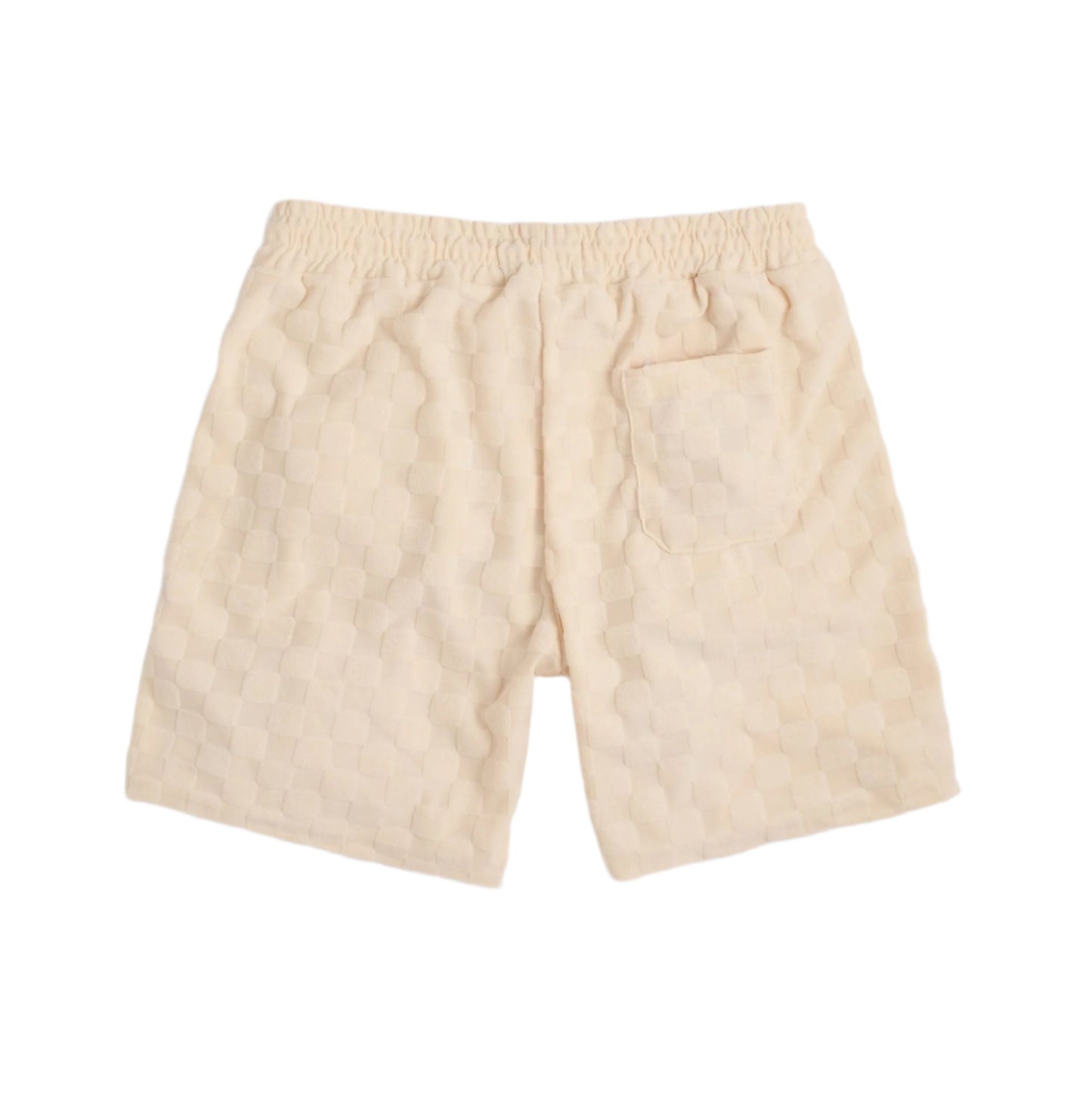 Reason Jacquard Textured Knit Shorts - Cream