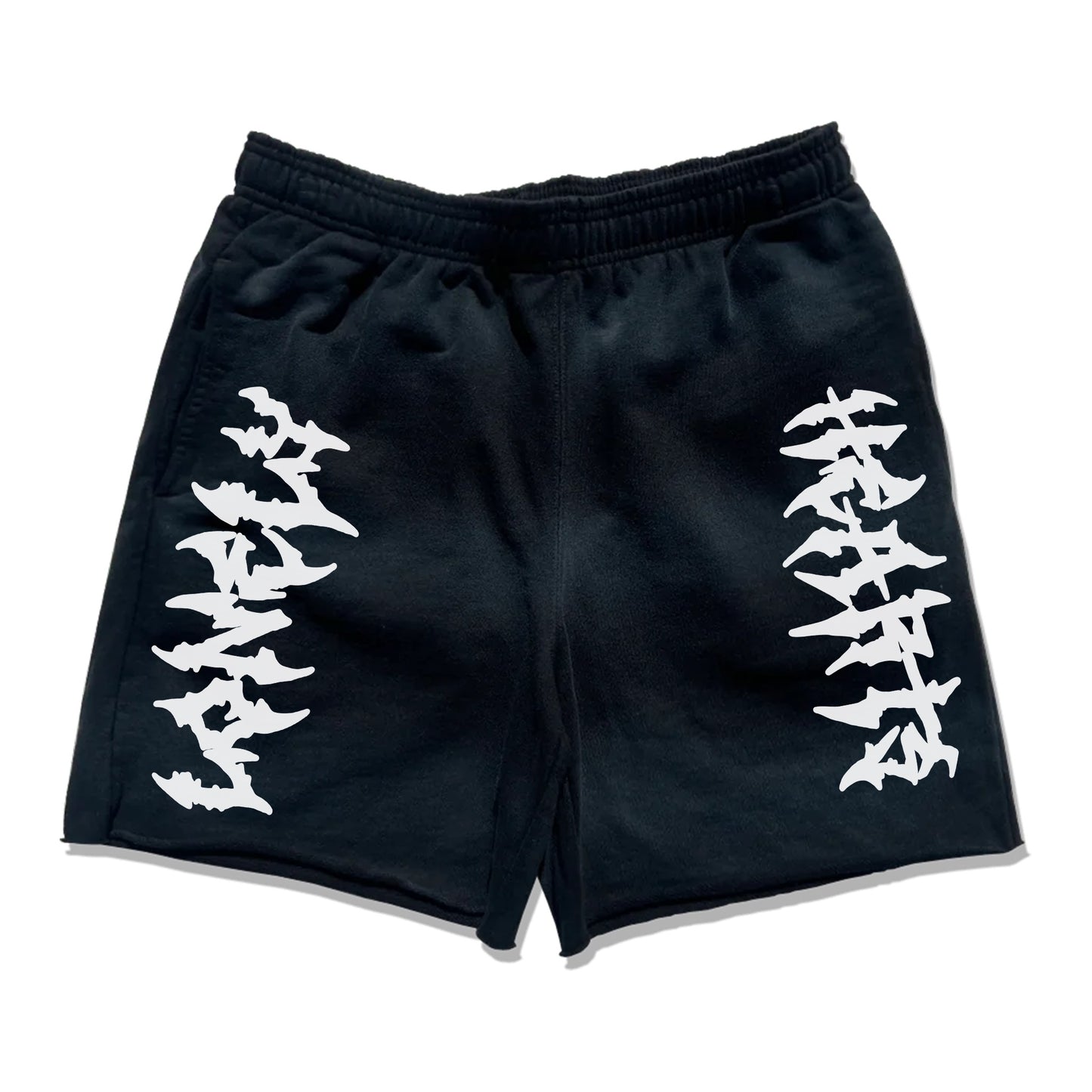 Lonely Hearts Club French Terry Sweatshorts - Black Anthracite