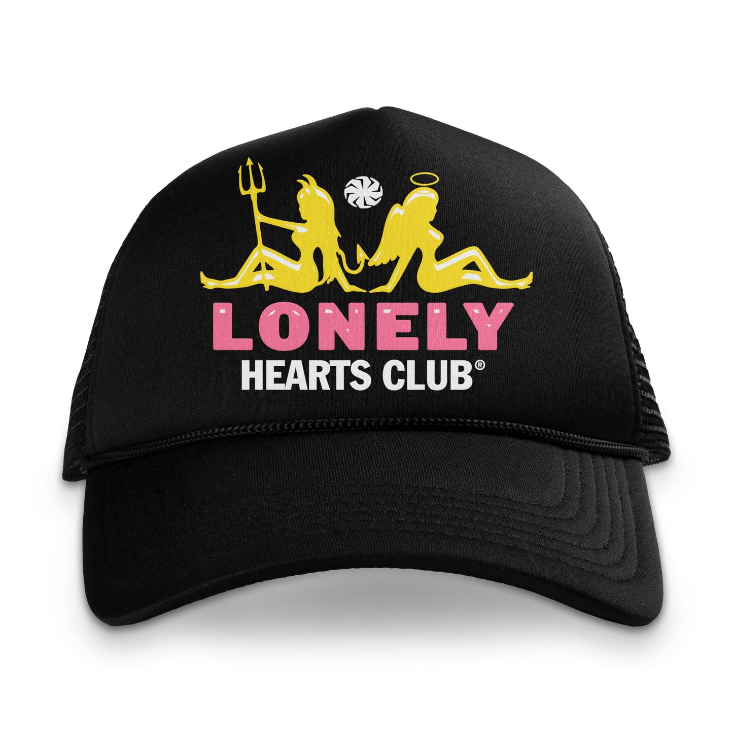 Lonely Hearts Club Save Some Love For Yourself Trucker Hat - Black