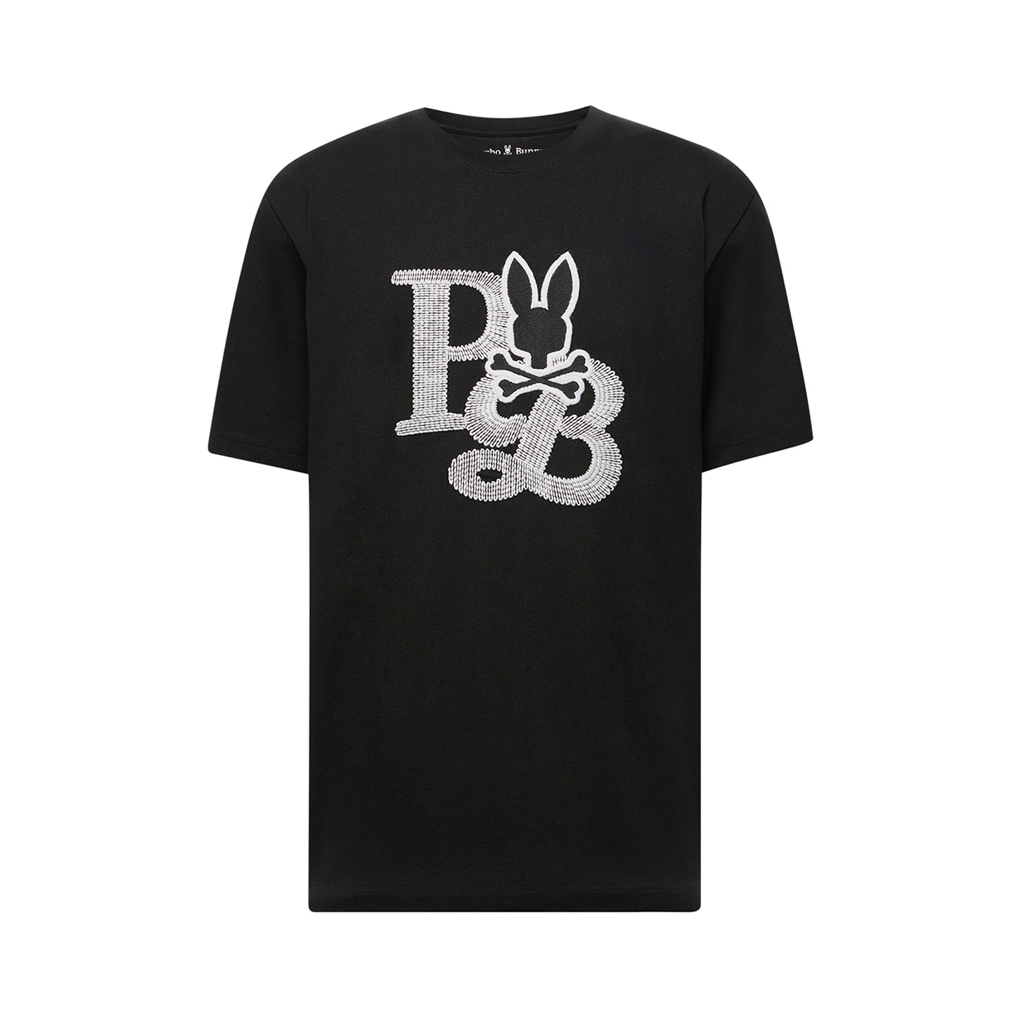 Psycho Bunny Caine Graphic Tee - Black