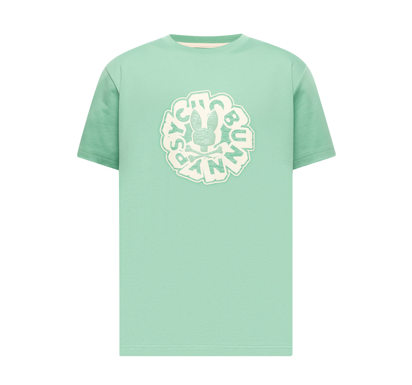 Psycho Bunny Toby Graphic Tee - Light Grass Green