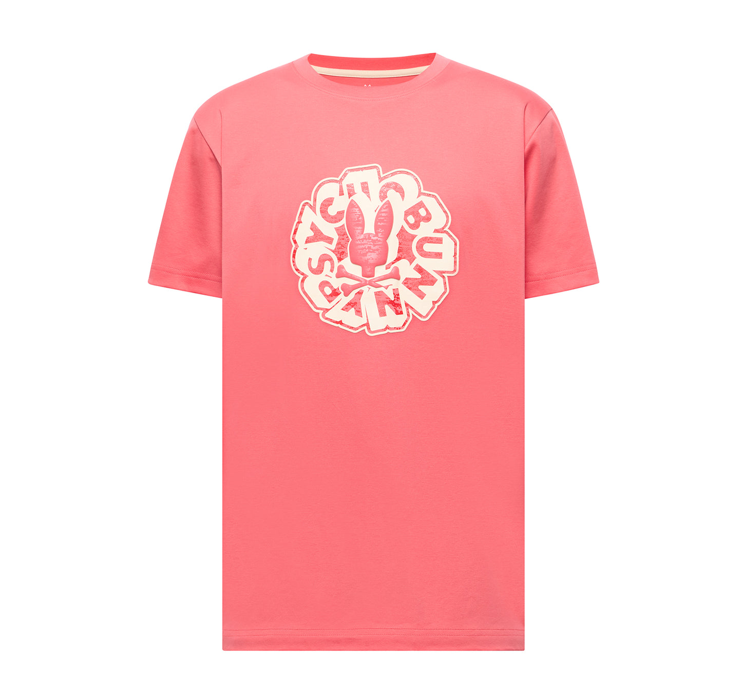 Psycho Bunny Toby Graphic Tee - Sunkissed Coral