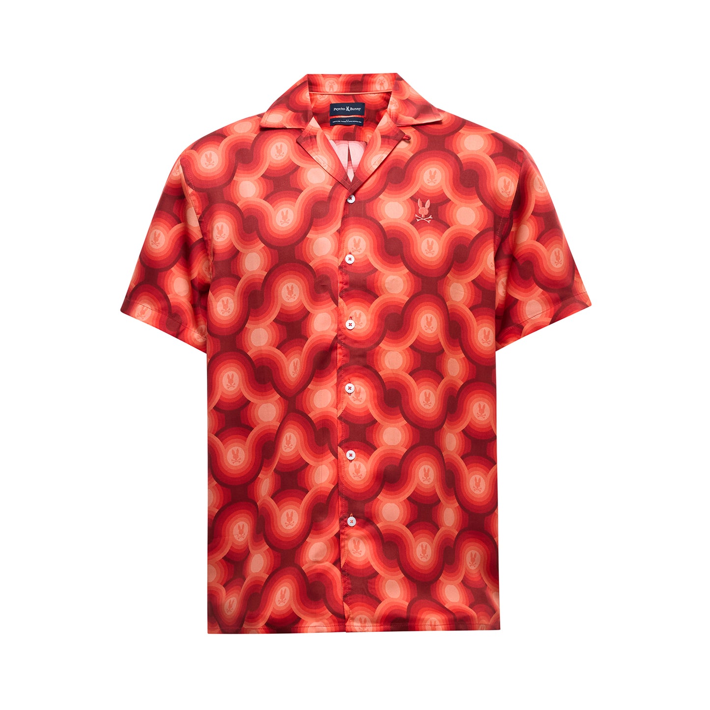 Psycho Bunny Paros Tencel Shirt - Hot Coral