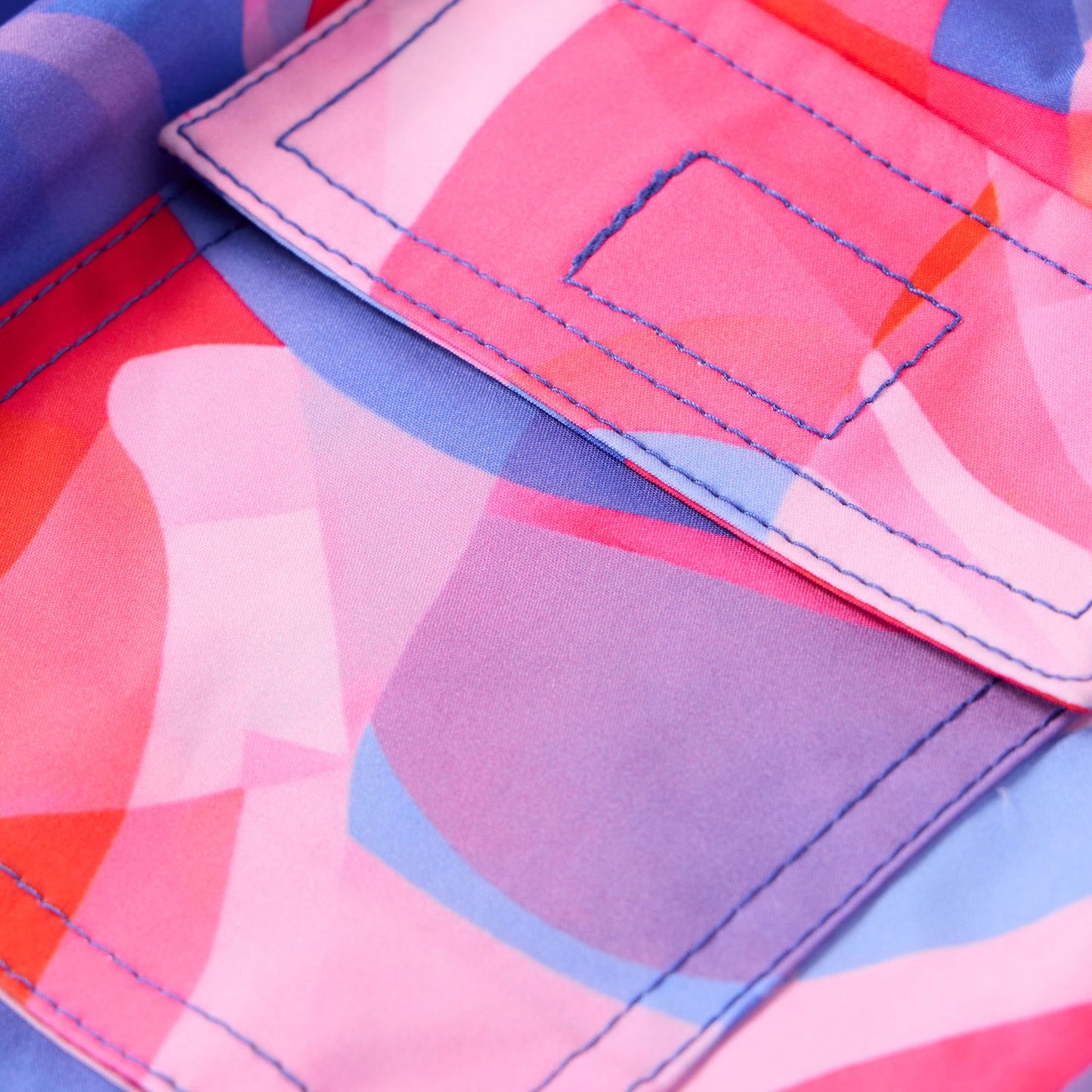 Psycho Bunny Kids Norridge All Over Print Swim Trunk - Pink Glow