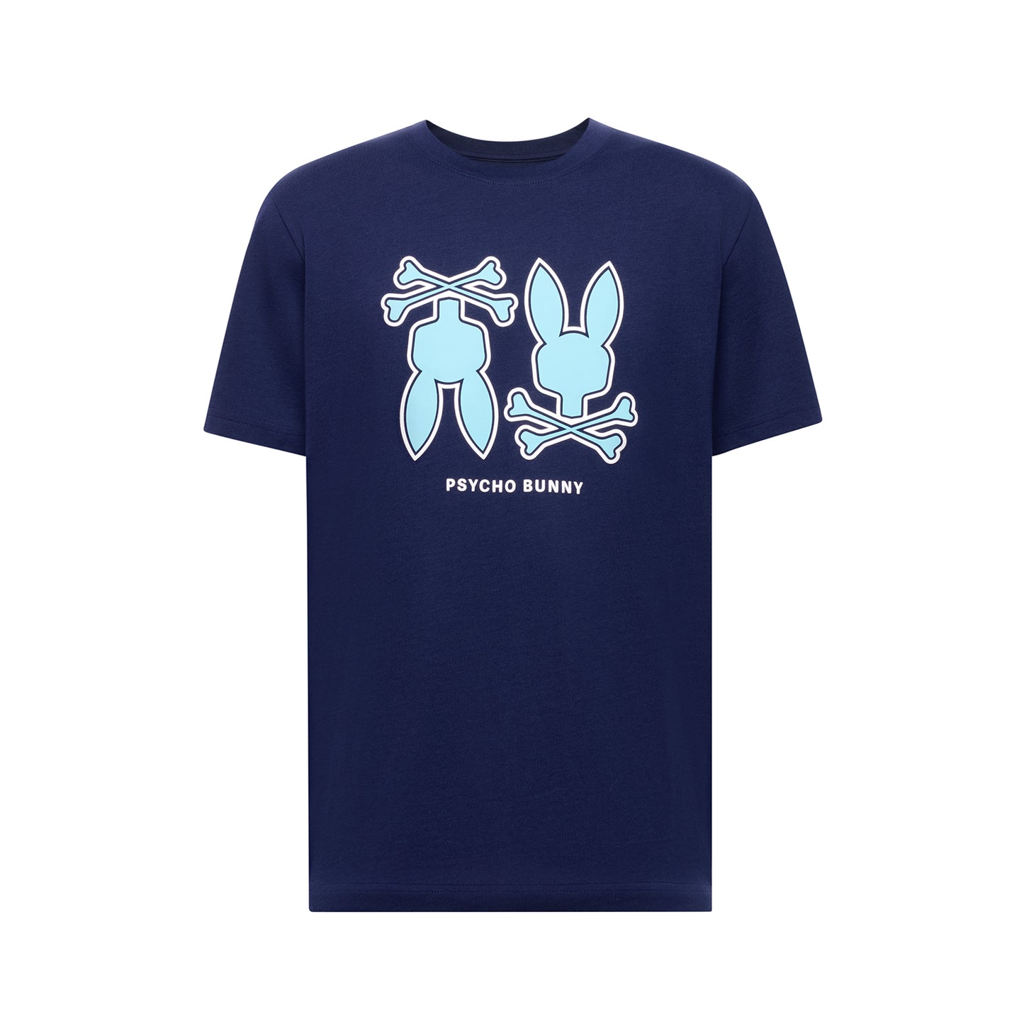 Psycho Bunny Dawson Graphic Tee - Evening Blue