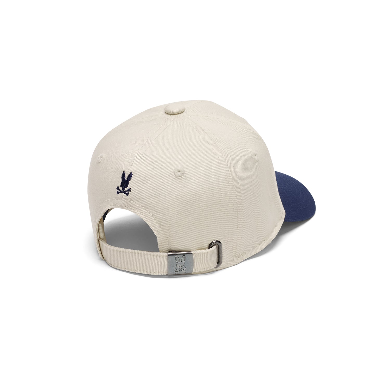 Psycho Bunny Matteo Baseball Cap - White Cap Gray