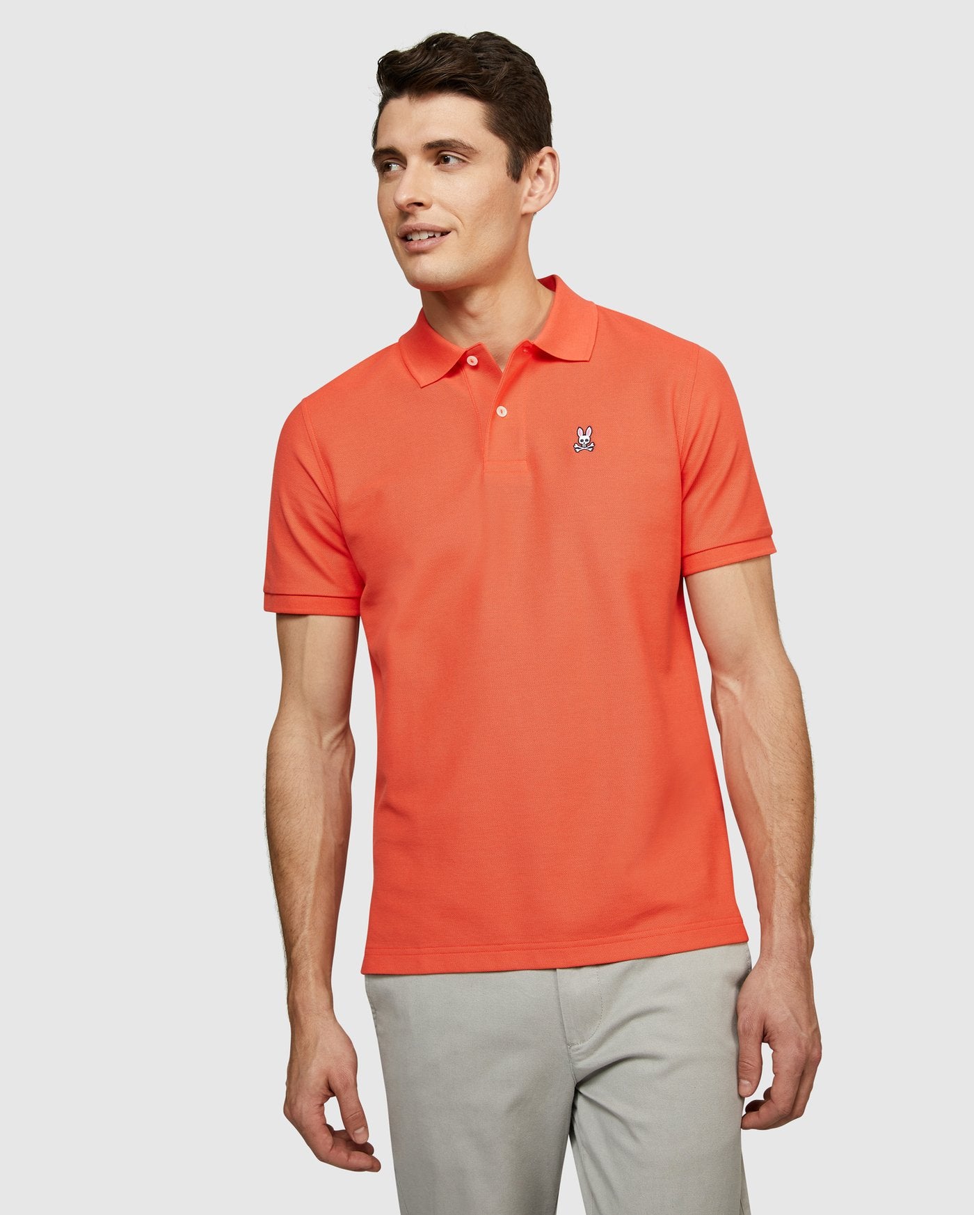 Psycho Bunny Mens Classic Polo - Cactus Flower