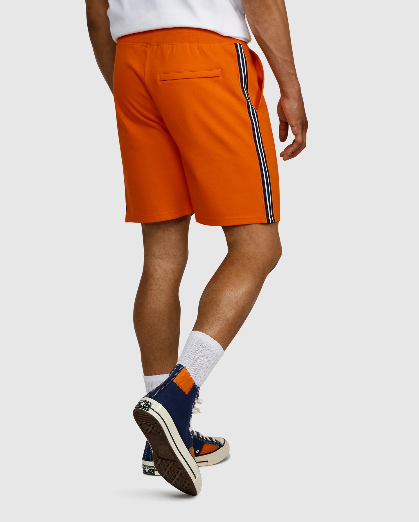 Psycho Bunny Mens Filcham Sweat Shorts - Sunset Orange