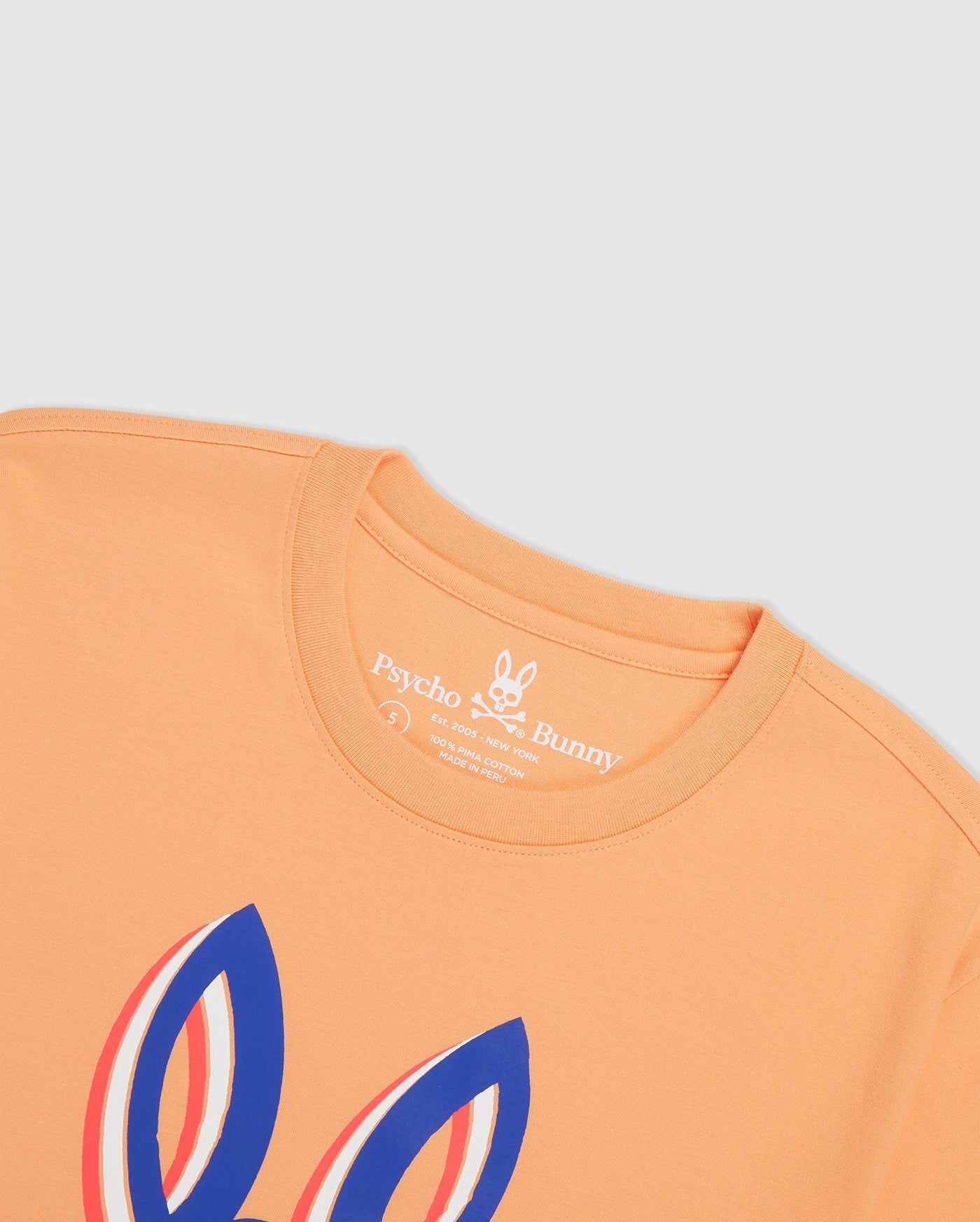 Psycho Bunny Mens Henton Graphic Tee - Sunset Sky