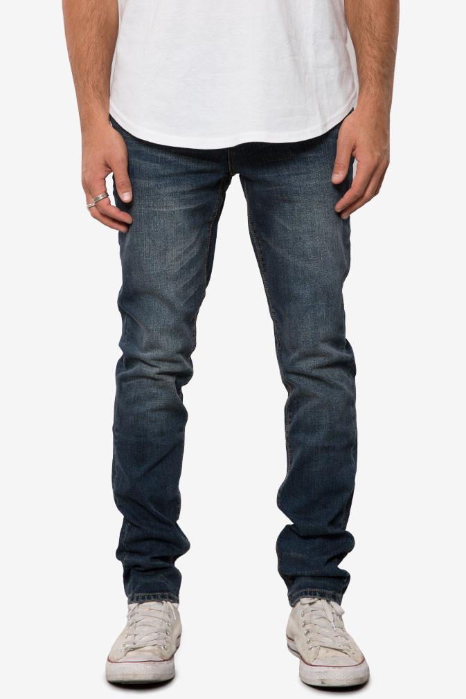 Elwood Medium Indigo Slim Tapered Denim