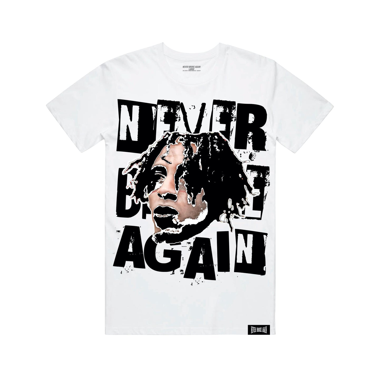 NBA Young Boy Emo Rockstar Tee in White