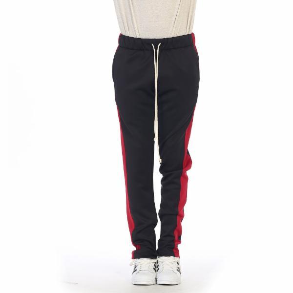 EPTM Techno Track Pants in Black/Red