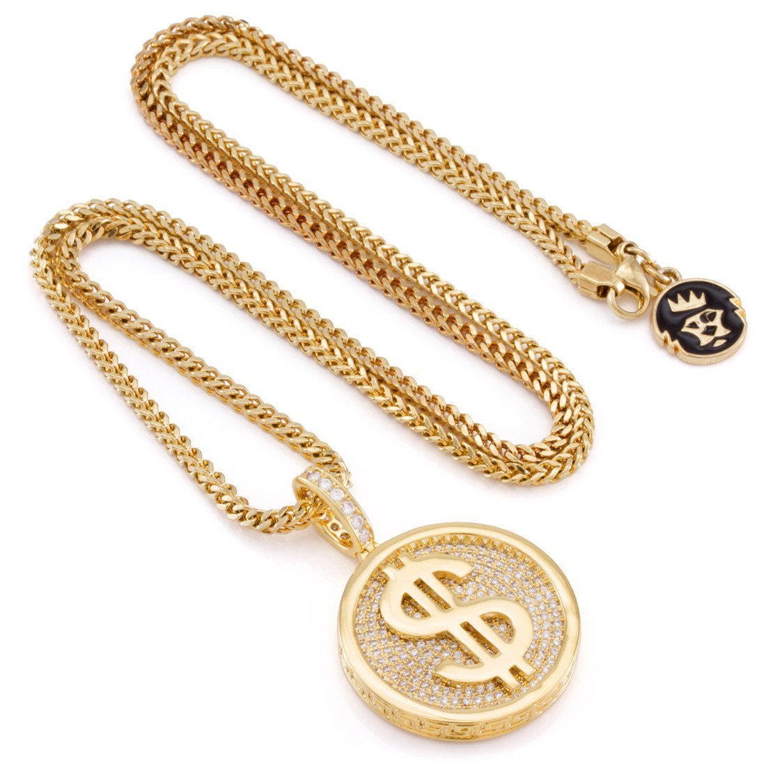 The 14kt Gold Fortune Coin Necklace Money