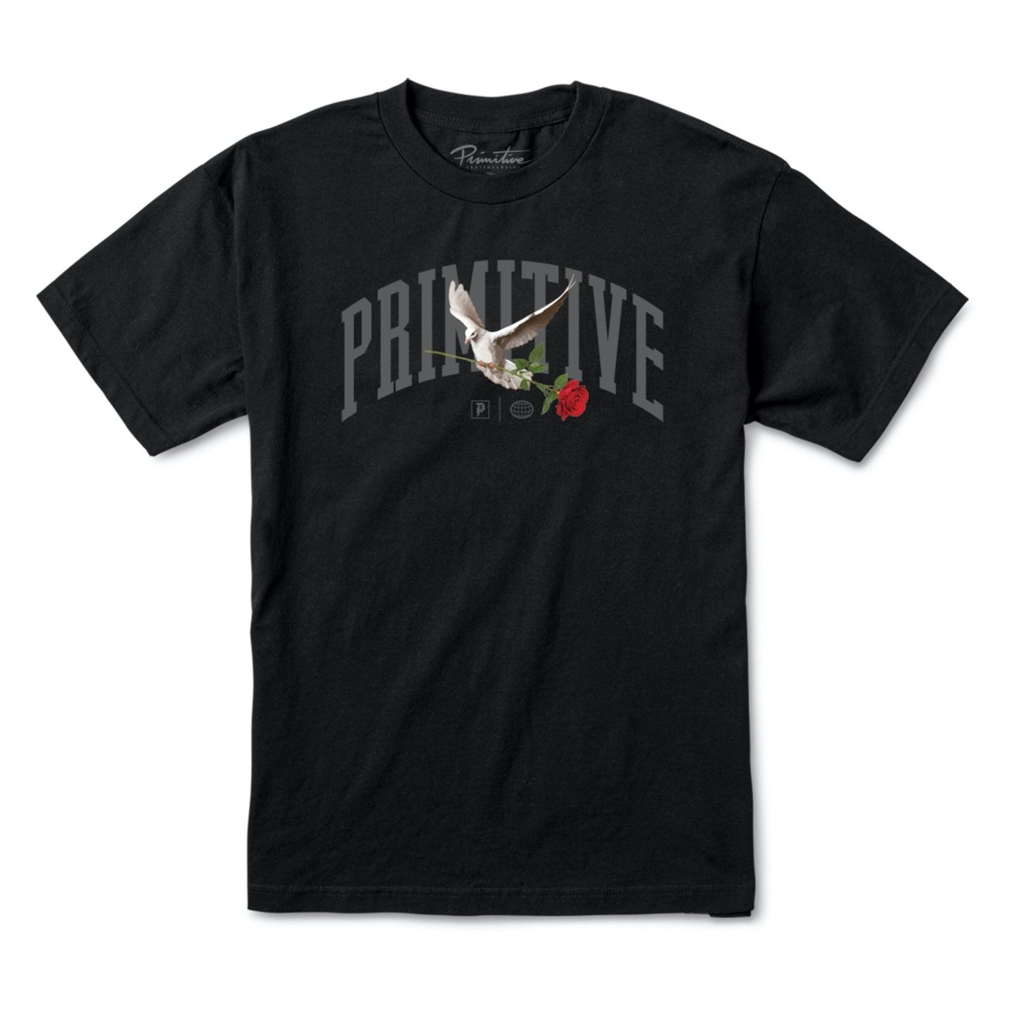 Primitive Messenger Tee in Black