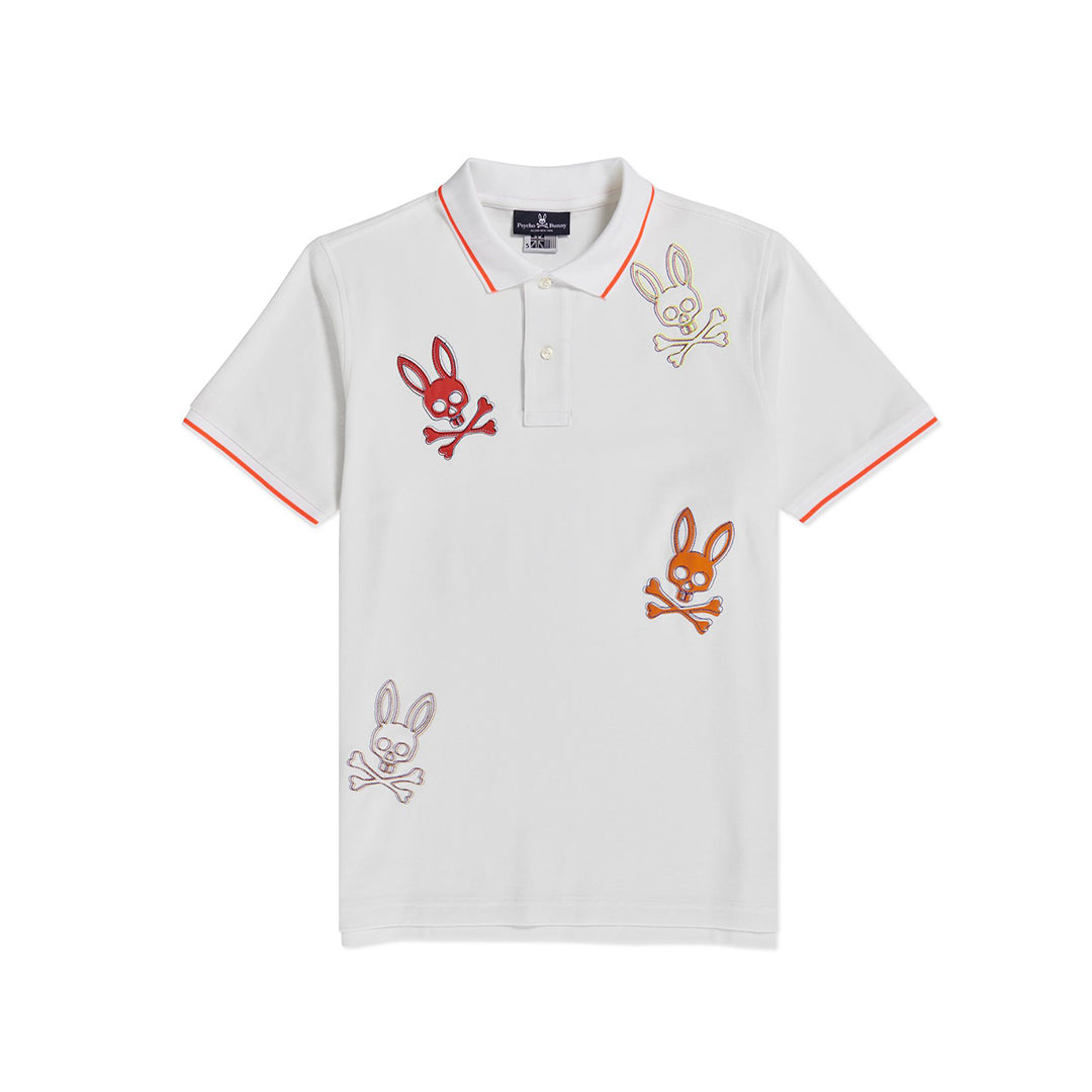 Psycho Bunny Mens Keswick Polo - White