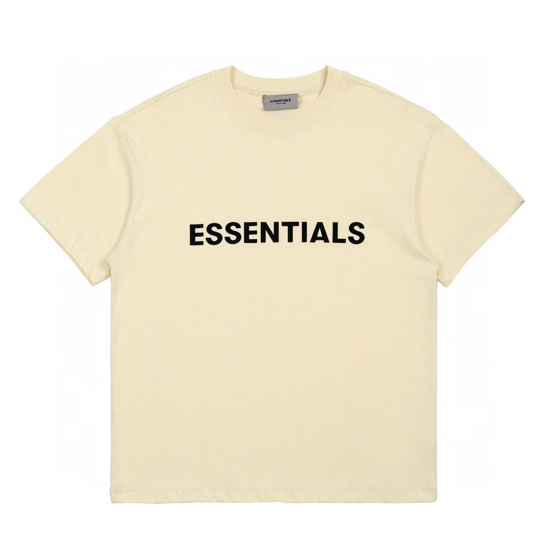 FOG Essentials Logo Tee - Cream/Buttercream
