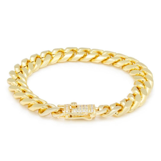King Ice 10MM Miami Cuban Link Bracelet