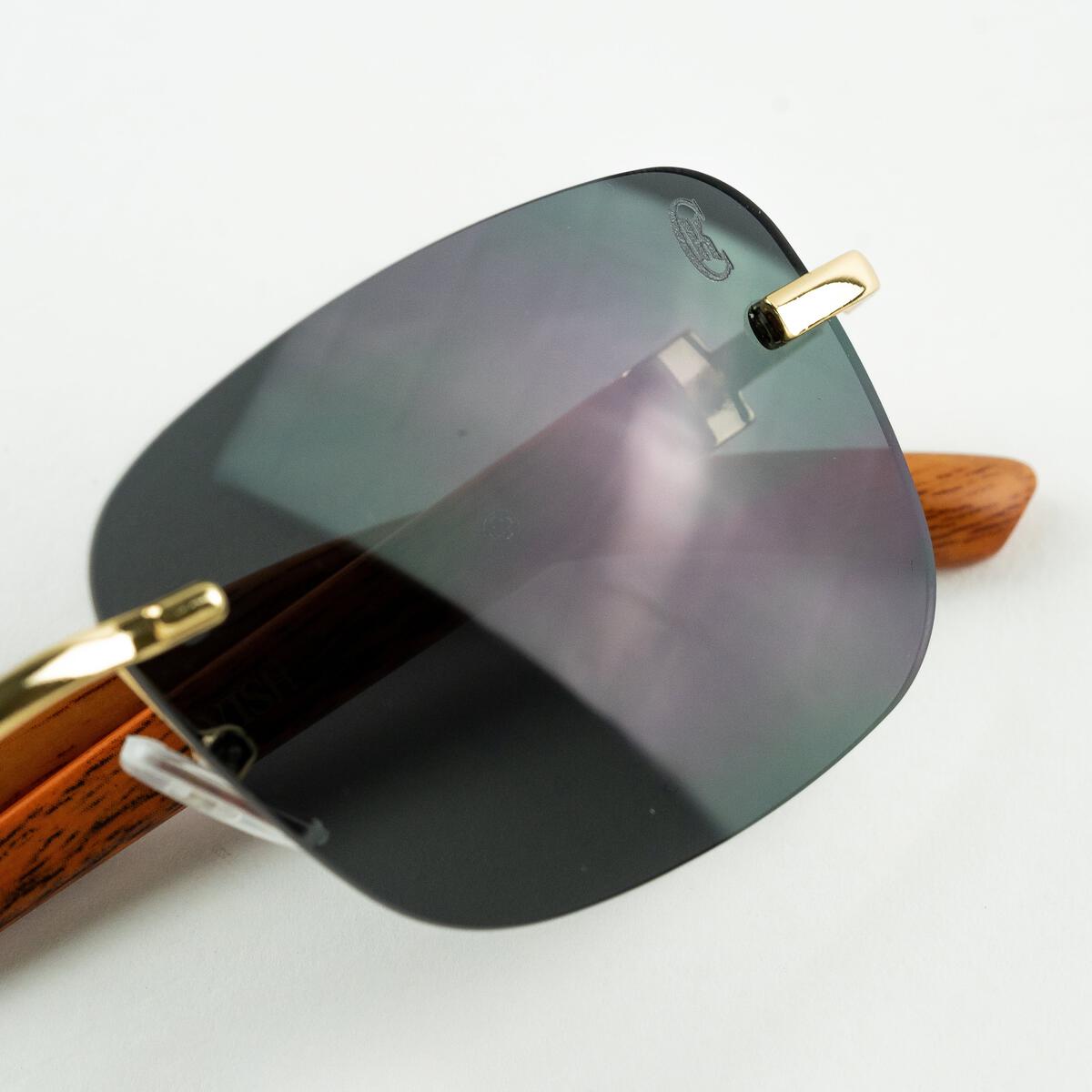 Crown Kings The Lavish Sunglasses - Black/Gold