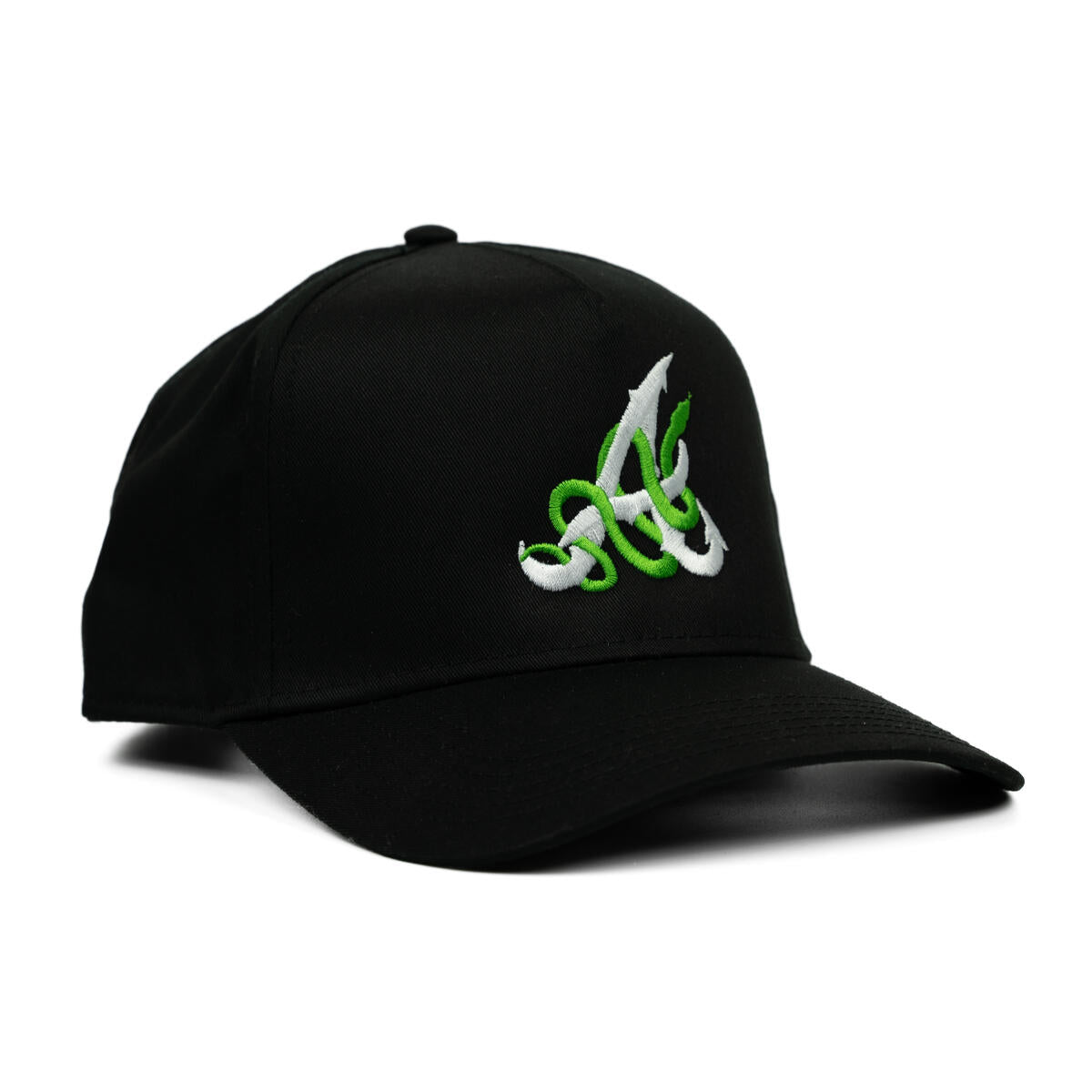 Crown Kings ATL Snake Snapback - Black