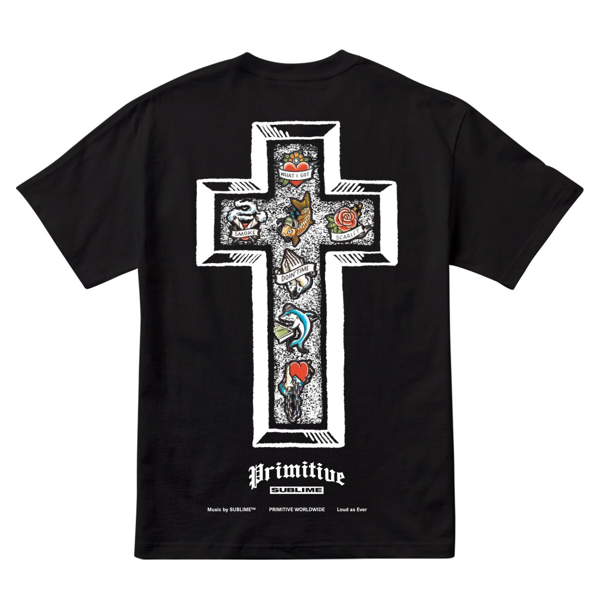 Primitive Memory Heavy Weight Tee - Black