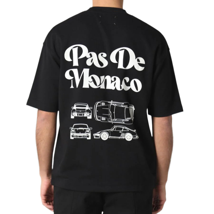 Pas De Monaco Carre Tee - Black
