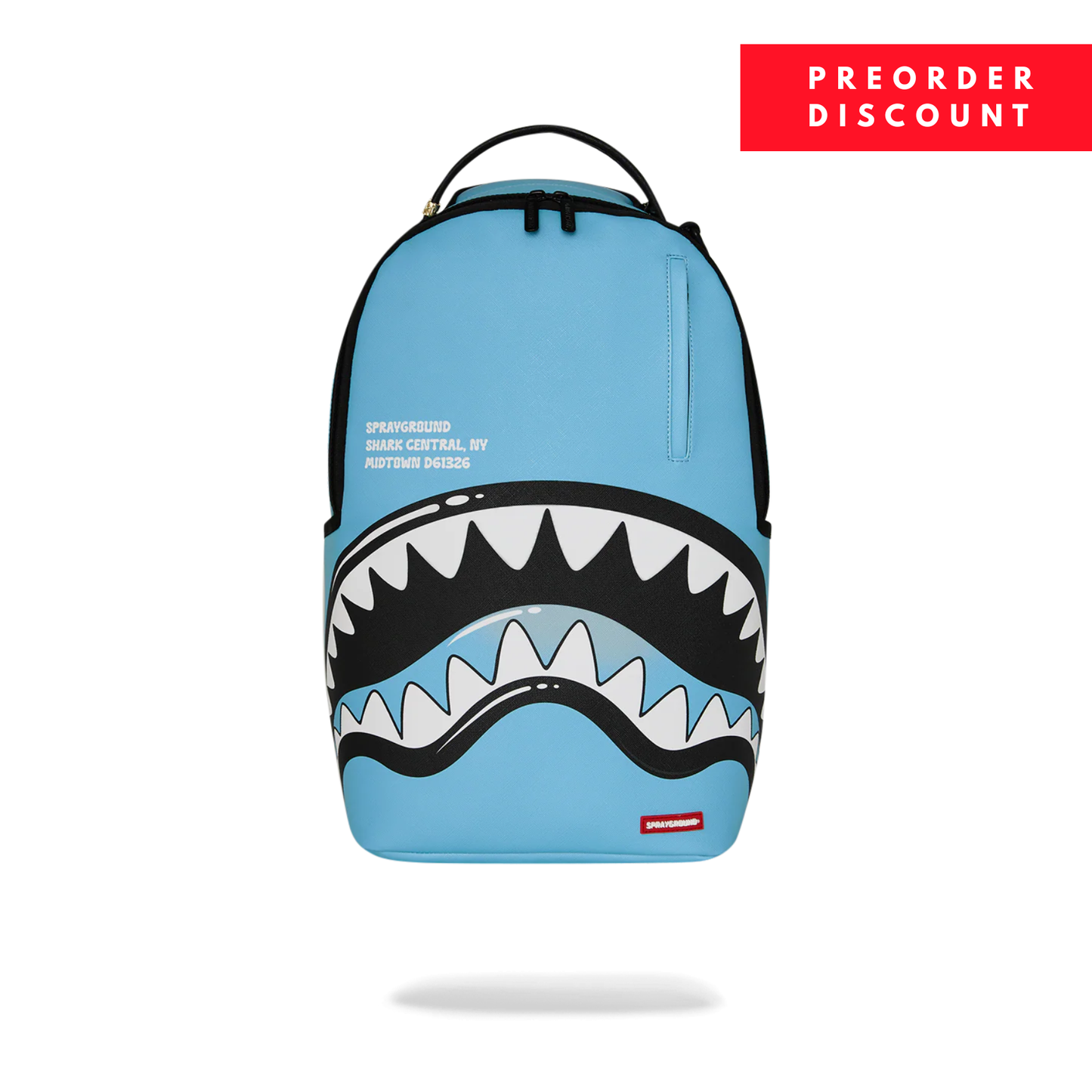 Sprayground Central Bubble Shark Backpack - Blue