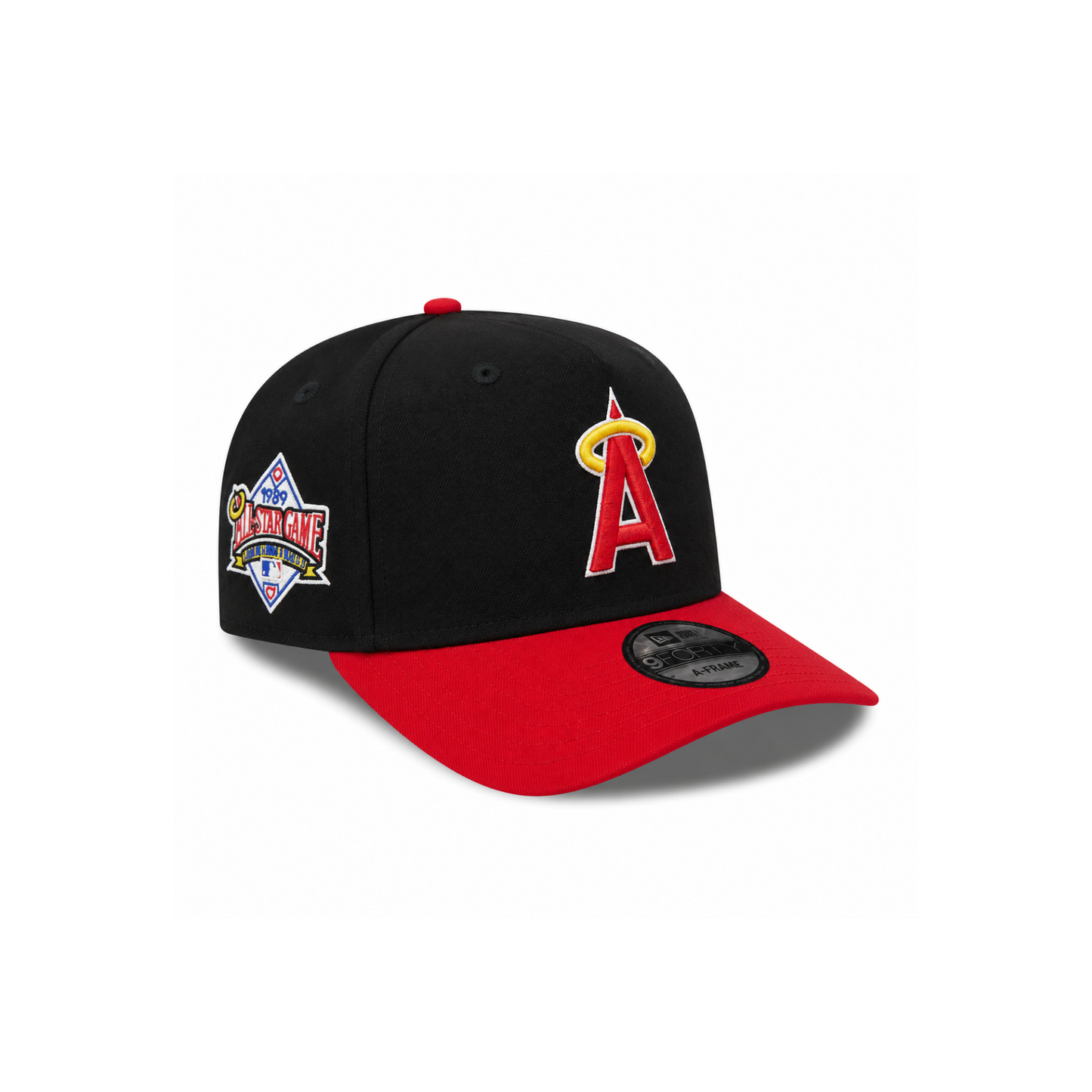Los Angeles Angels New Era 9FORTY A-Frame Snapback – Black / Red
