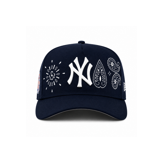 New Era NY Yankees Paisley Snapback - Front View