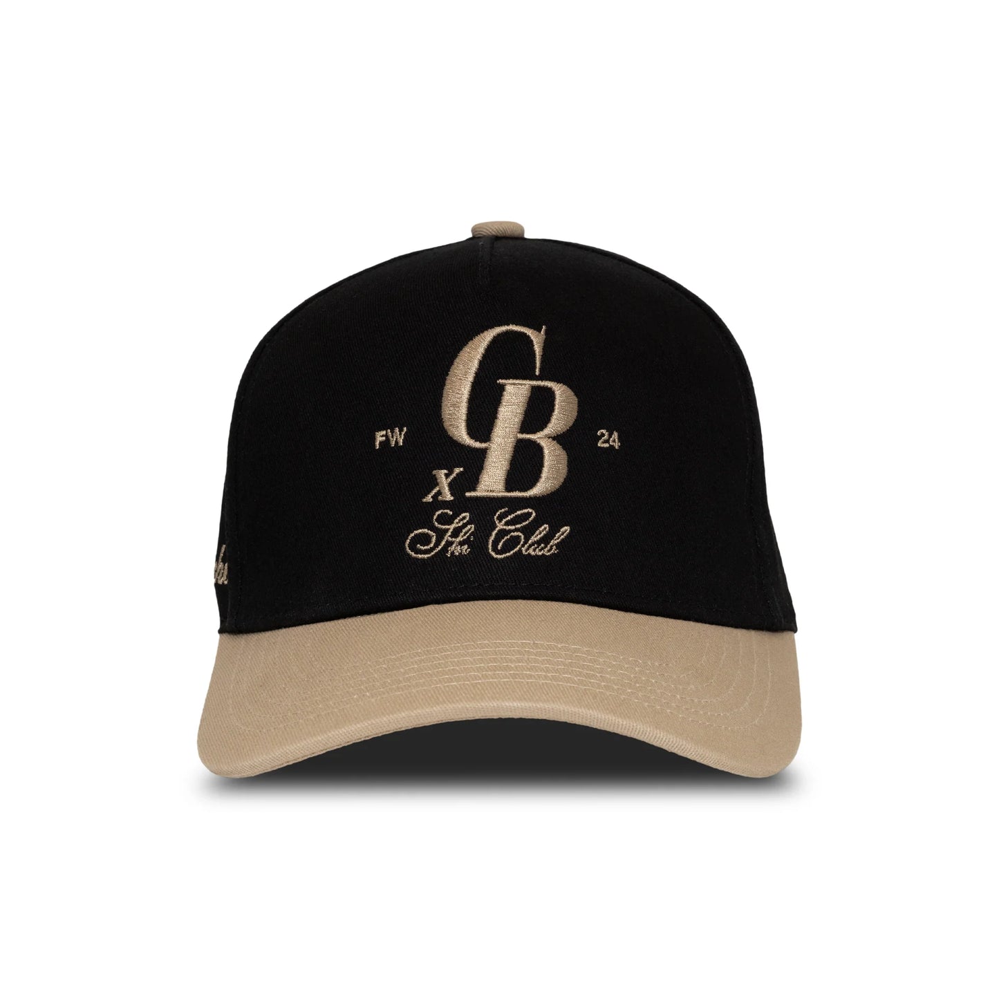 Carte Blanche The CB Ski Club Snapback - Black & Khaki