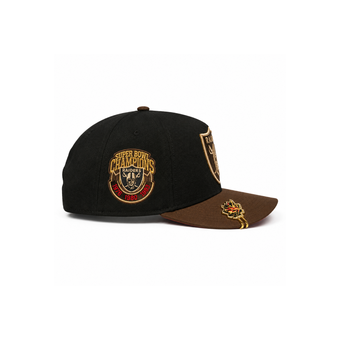 Raiders Super Bowl Champions Snapback Cap - Side View