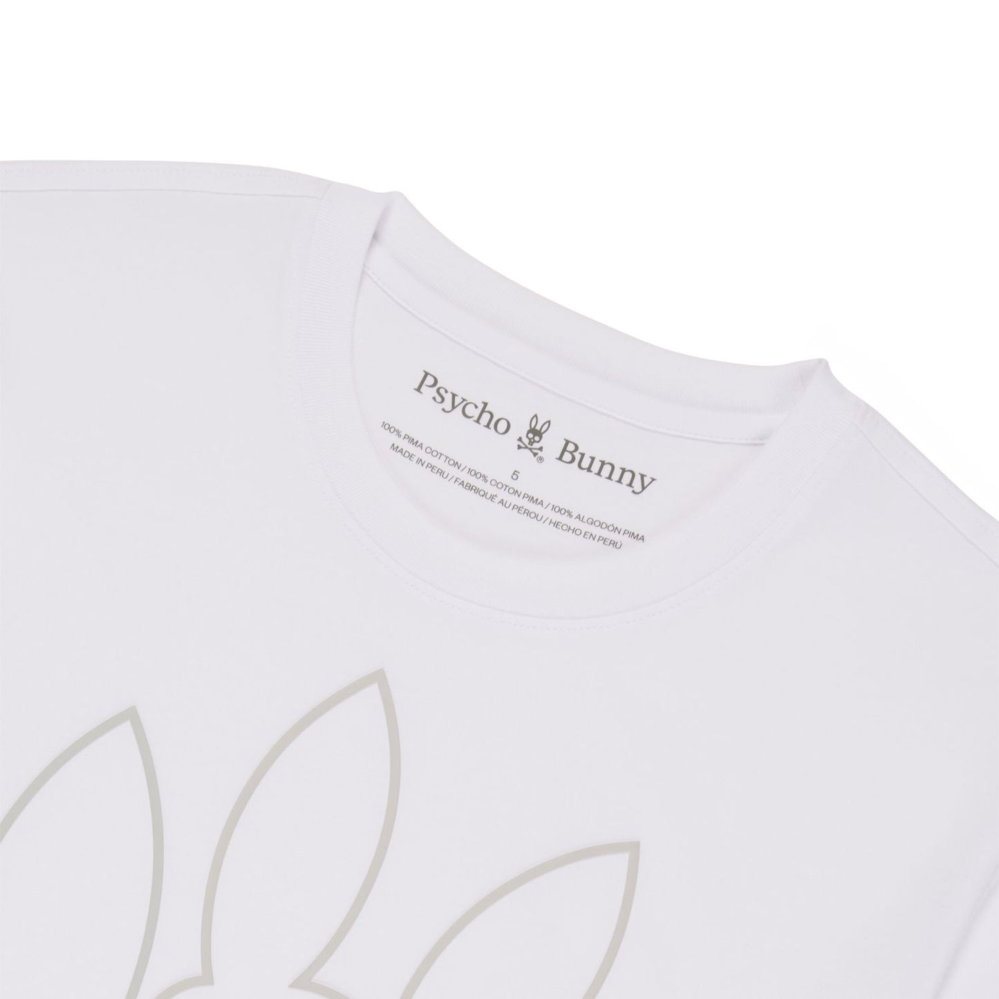 Psycho Bunny San Diego HD Print Tee - White