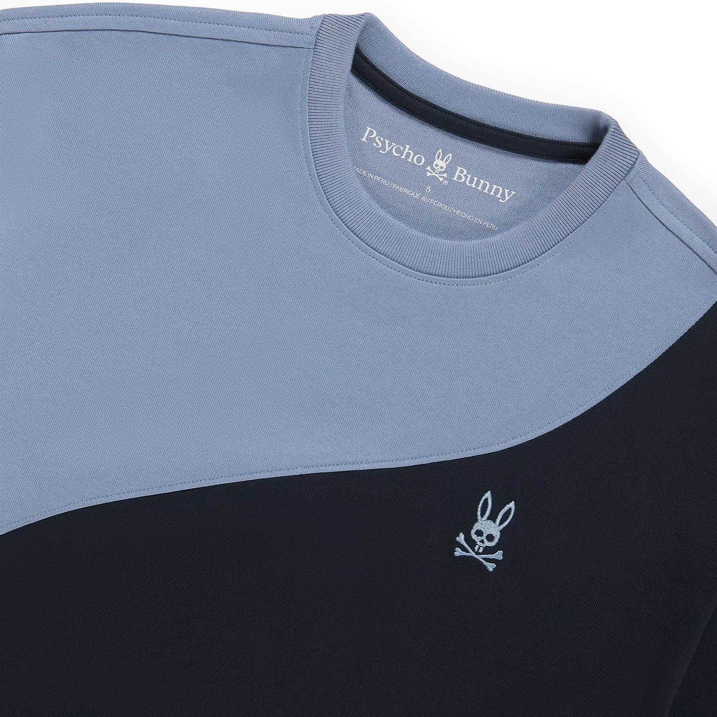 Psycho Bunny Kenney Relaxed Fit Embroidery Tee - Navy