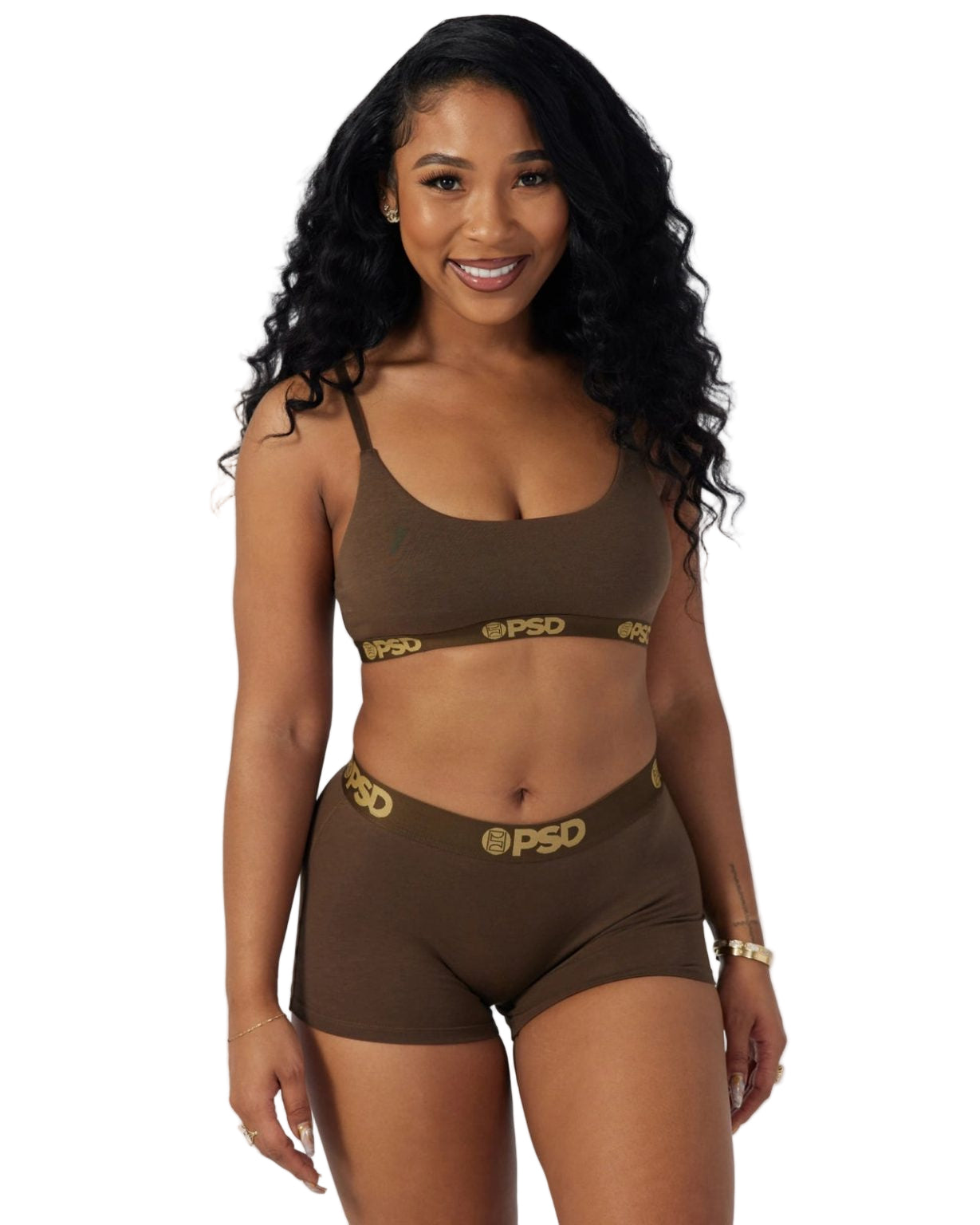 PSD Female Modal Solids Set - Cocoa