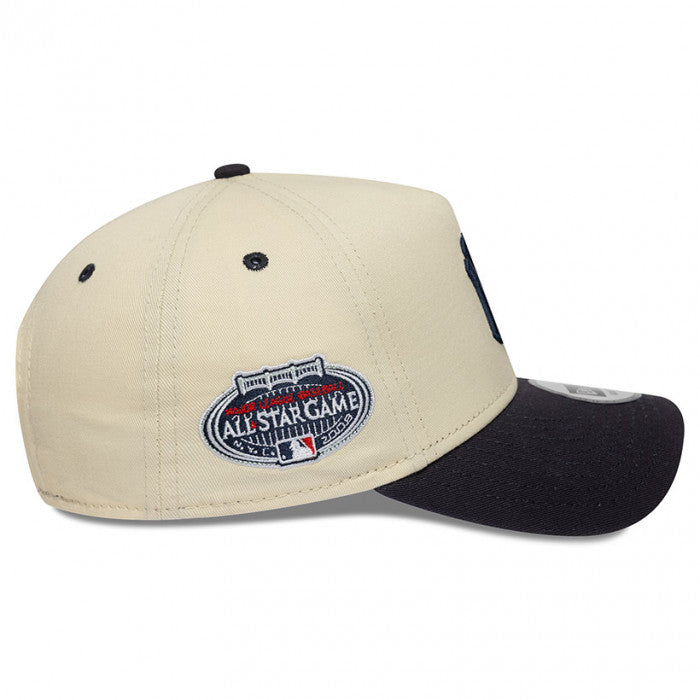 New Era 9FORTY New York Yankees Cap - Cream & Royal Blue