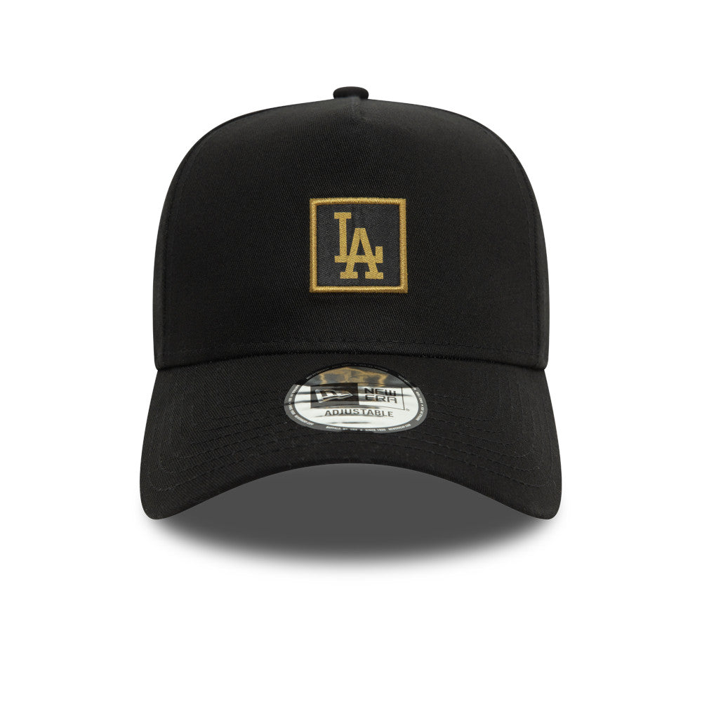 New Era 9FORTY Metallic Patch Los Angeles Dodgers Cap - Black & Gold Edition