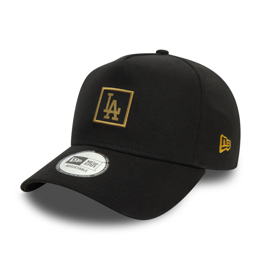 New Era 9FORTY Metallic Patch Los Angeles Dodgers Cap - Black & Gold Edition