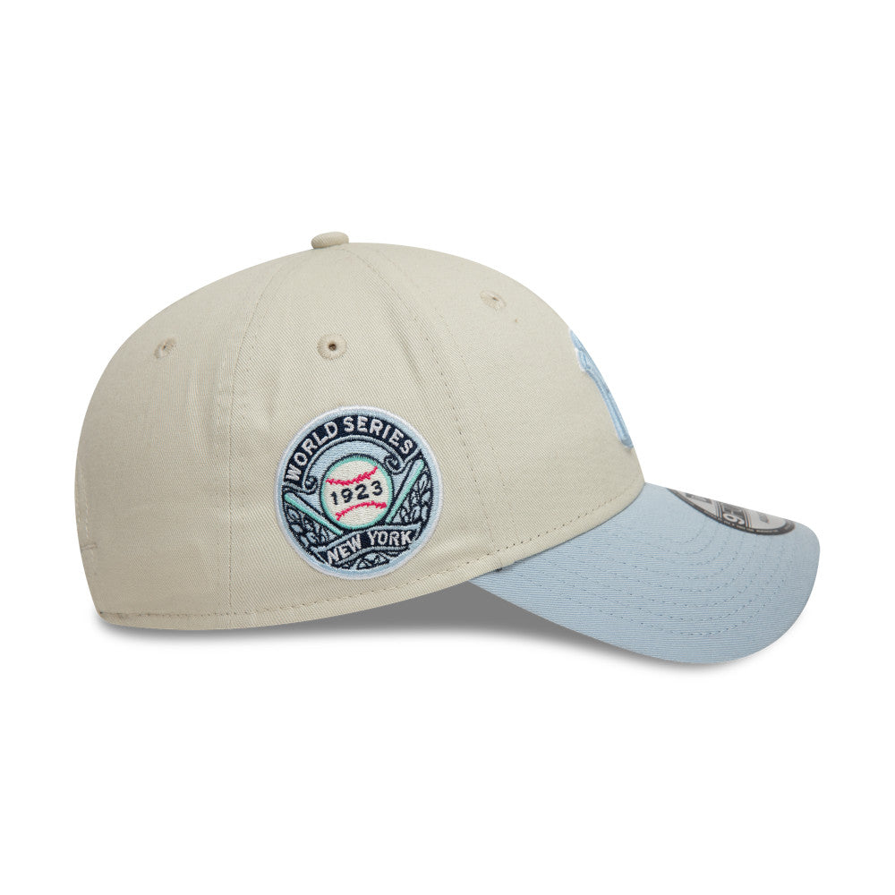 New Era 9FORTY New York Yankees Two-Tone Cap - Cream & Powder Blue