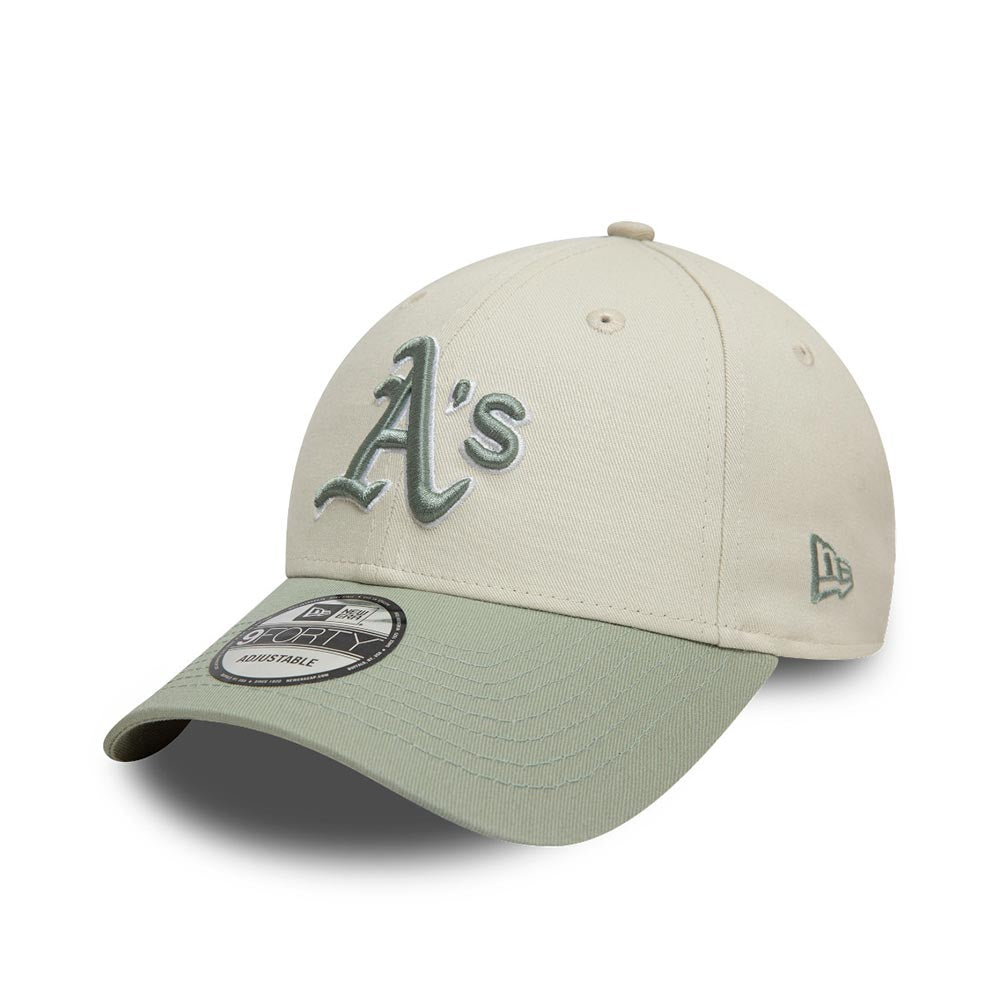 New Era 9FORTY Oakland Athletics Cap - Beige/Sage