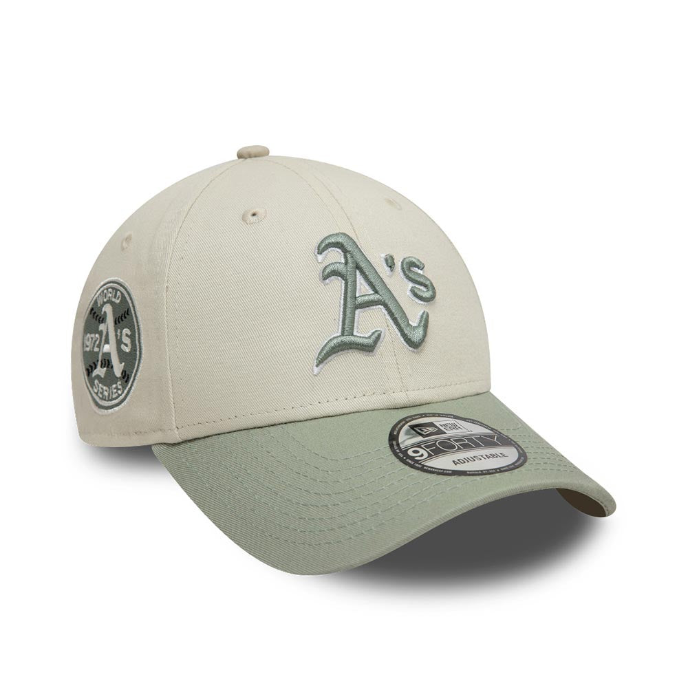 New Era 9FORTY Oakland Athletics Cap - Beige/Sage
