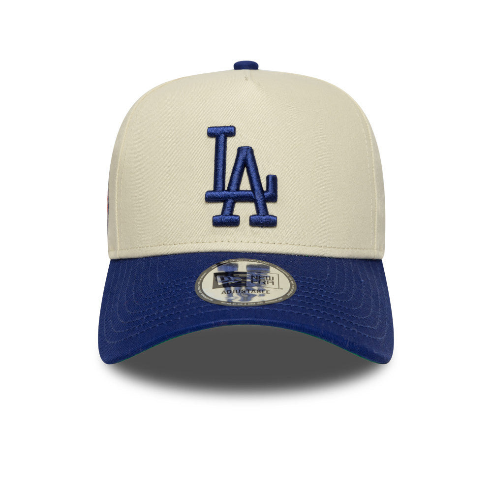 New Era 9FORTY Los Angeles Dodgers Cap - Cream & Royal Blue